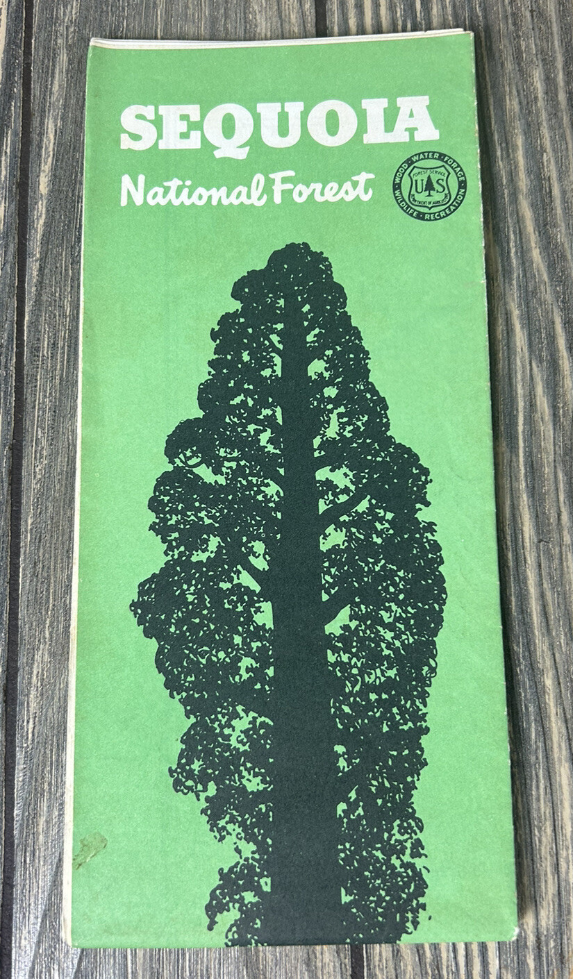 Vintage Sequoia National Forest US Department Of Agriculture Forest Service