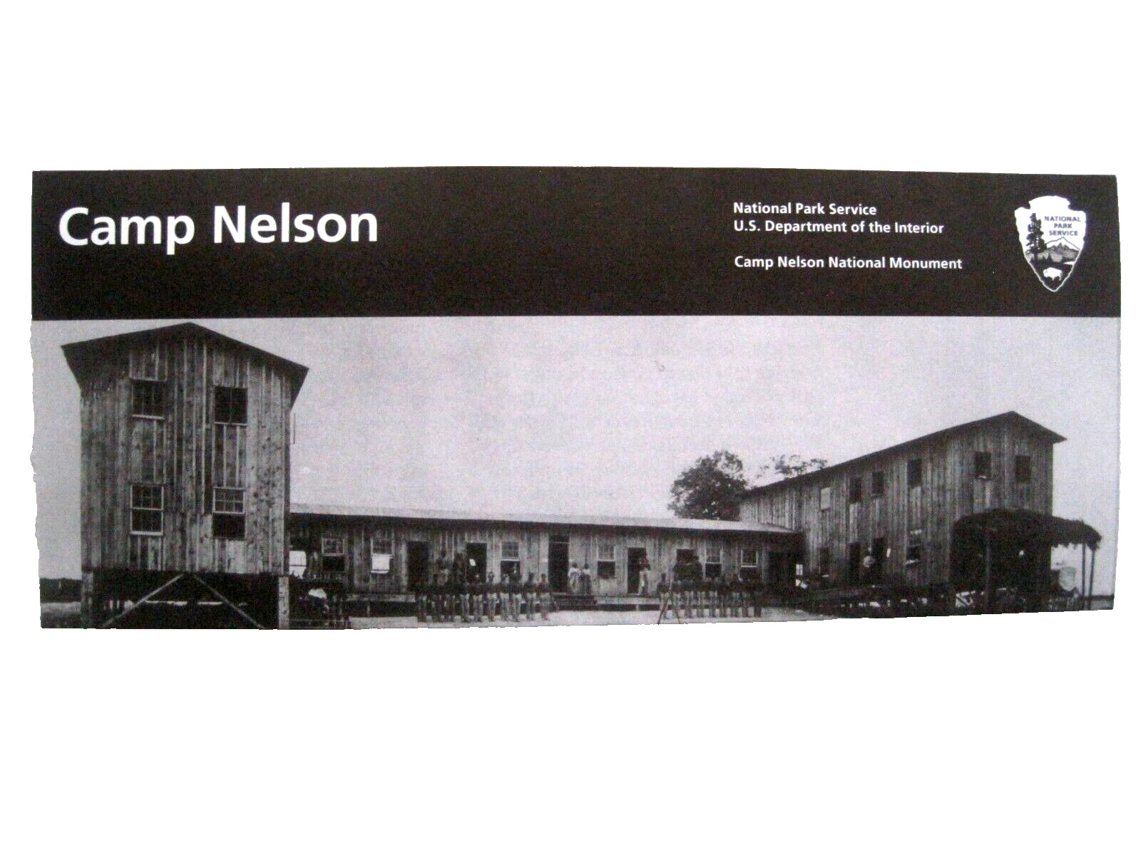 Camp Nelson National Monument National Park Service Unigrid Brochure Map