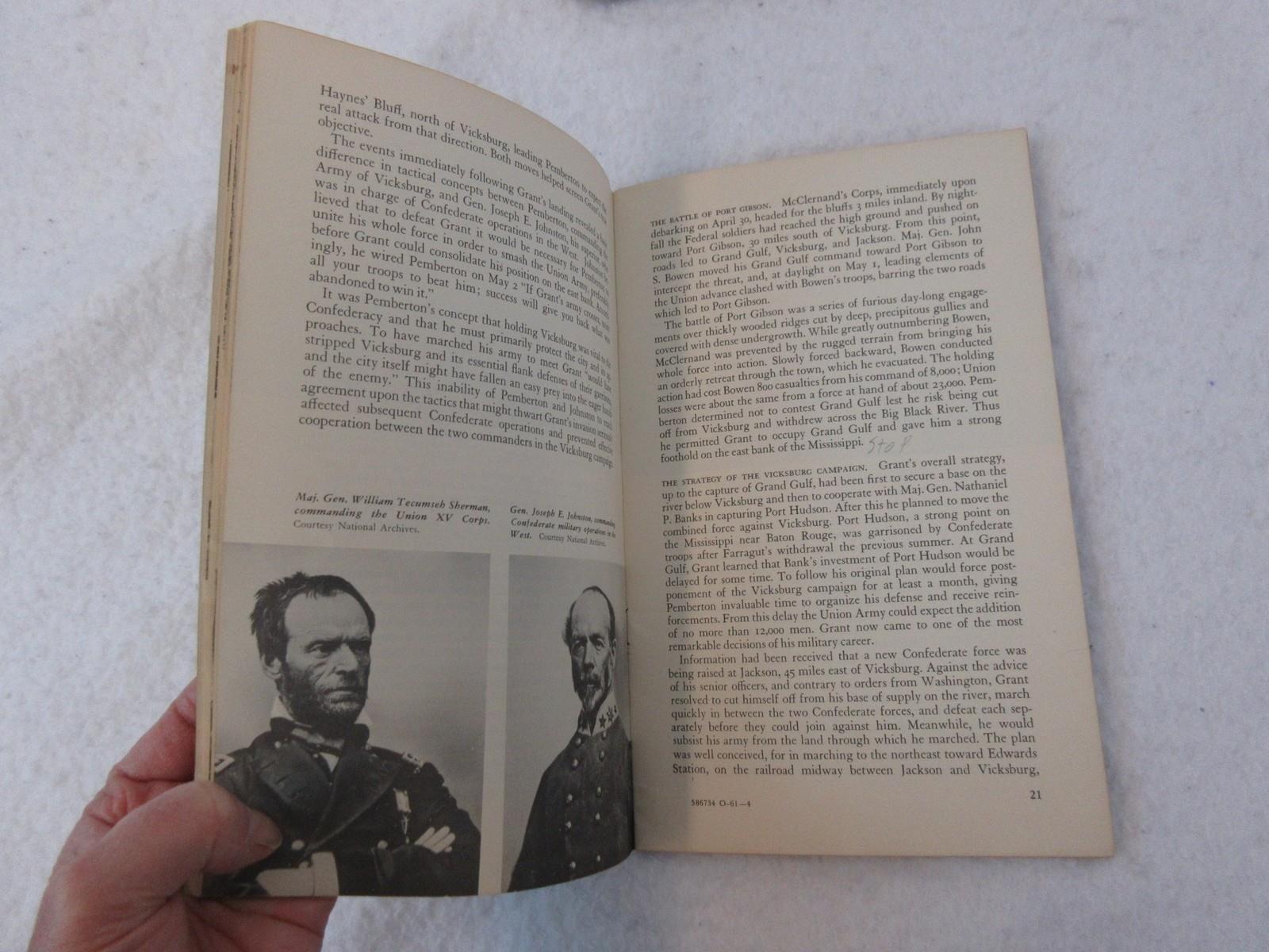 Lot 2 CIVIL WAR NATIONAL MILITARY PARK Guides Chickamauga Chattanooga Vicksburg