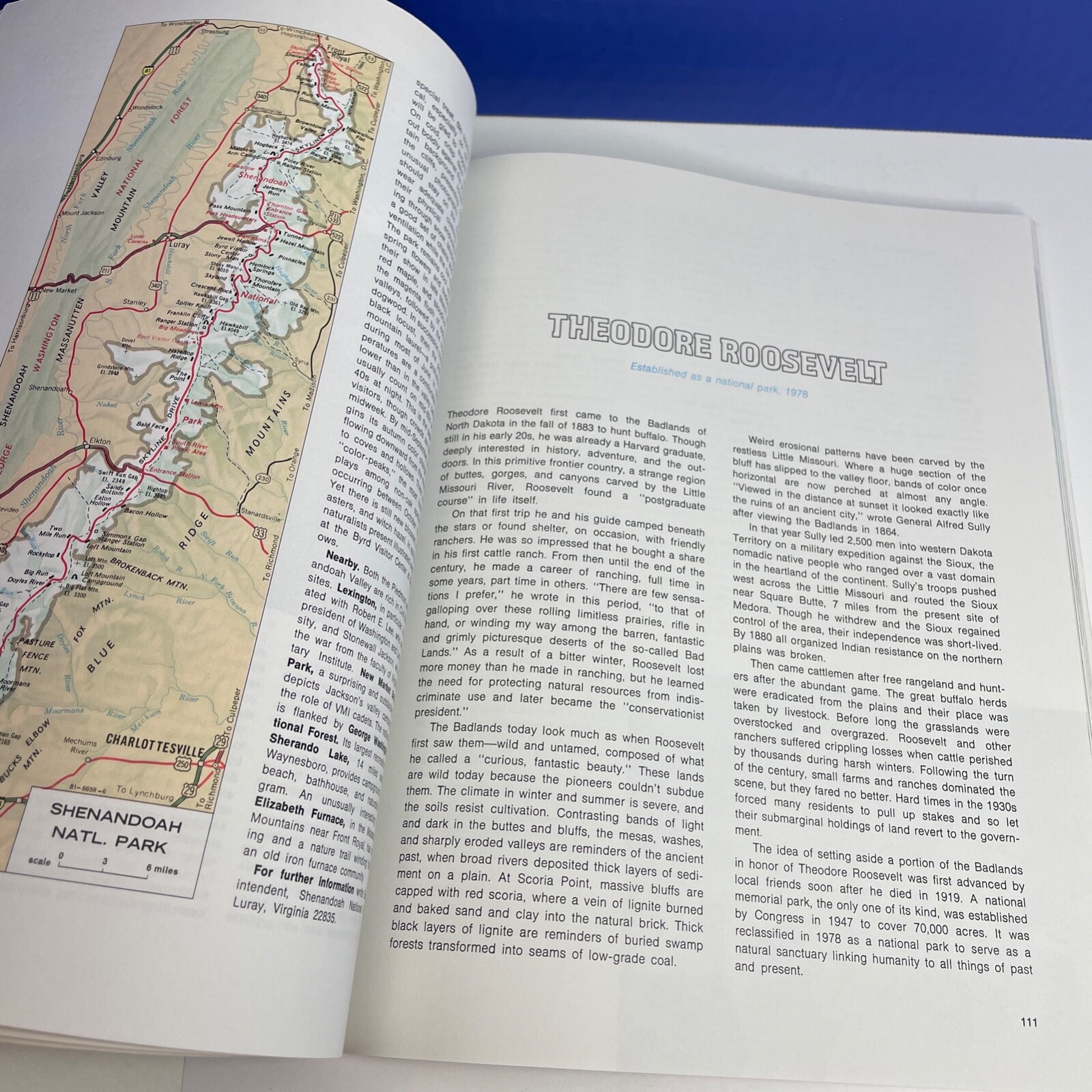 1983 National Park Guide Rand McNally 17th Edition Map Book Michael Frome PB