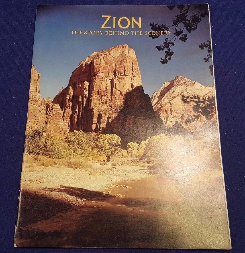 1976 ZION The Story Behind the Scenery Paperback Book KC Publications