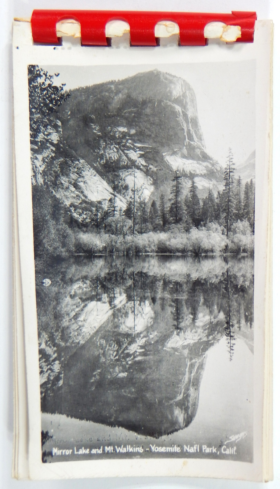 12 REAL YOSEMITE PARK CA PHOTOS 1920s 30s SAWYERS IN MINI FLIP BOOK 2.75″ x 4.5″