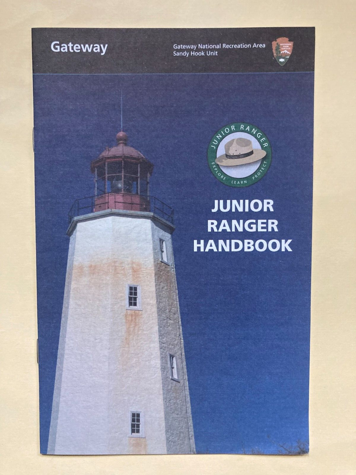 SANDY HOOK NEW JERSEY Junior Ranger National Park Book Lighthouse WWII Defense