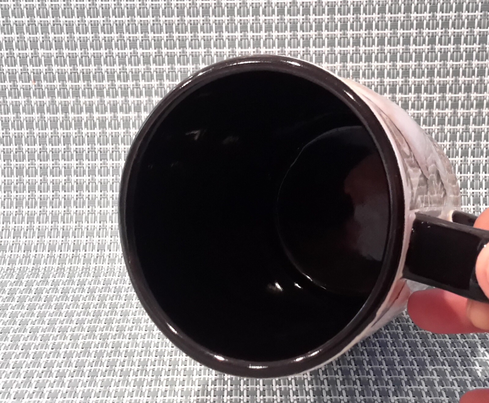 SeaWorld 3D Ceramic Coffee Mug Polar Bears Cream/Black Pre-owned