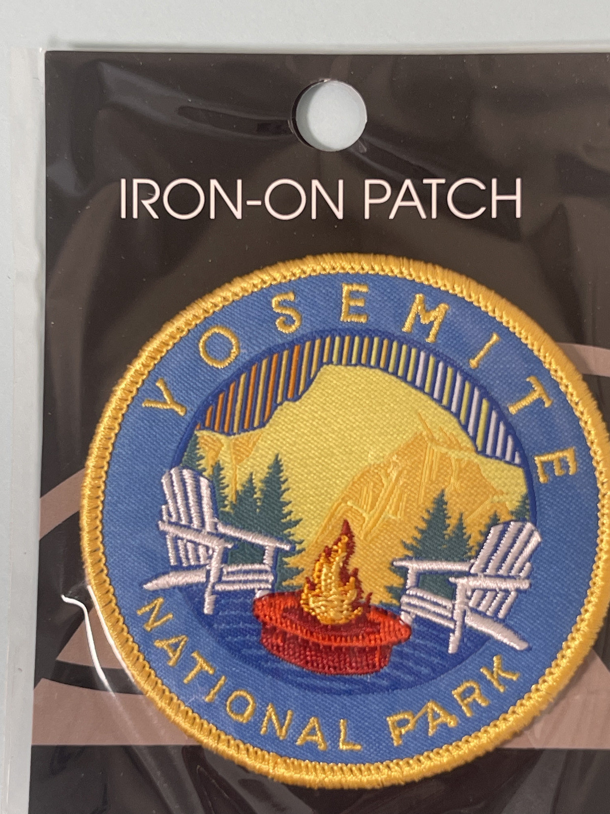 NIP Yosemite National Park Granite Half Dome Souvenir 3 Inch Iron-on Patch