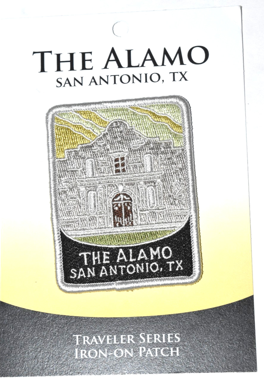 NPS “ALAMO – San Antonio,” Iron-On Patch (2.00″ x 2.75″ Oval) New/Original Card