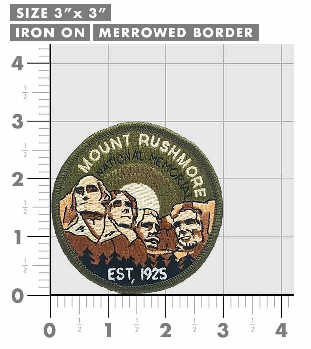 Mount Rushmore National Park Patch Iron-On Applique Souvenir Gift