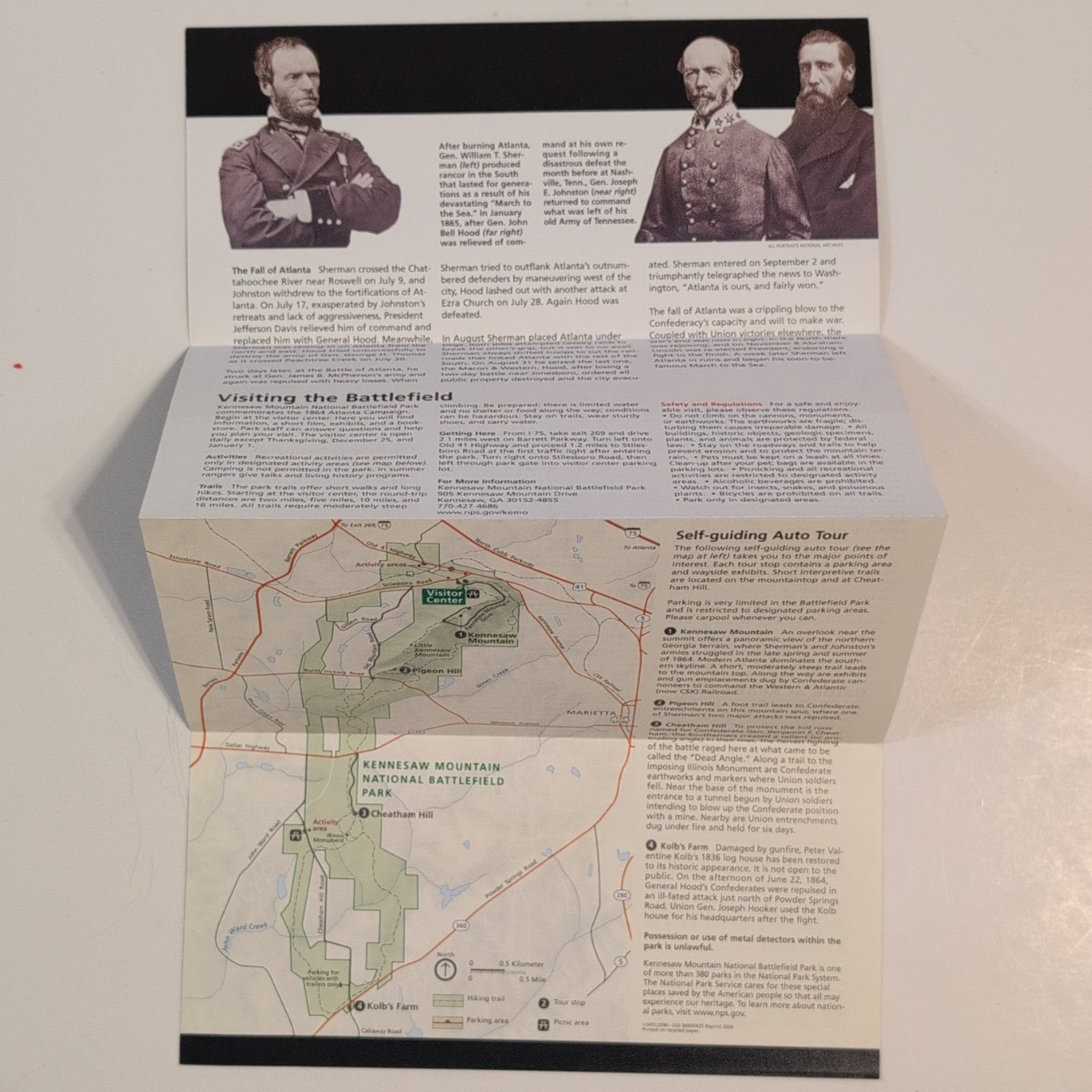 Kennesaw Mountain National Park Service NPS Unigrid GPO 2006 Reprint 2006