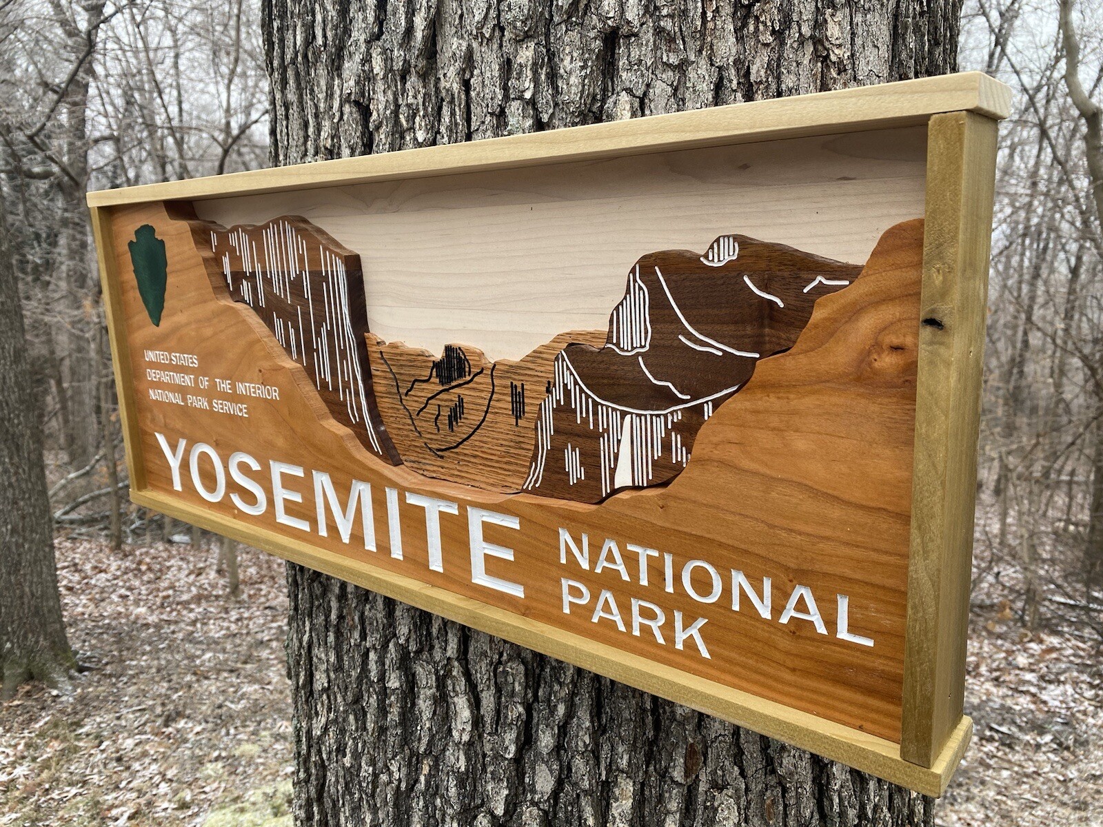 Yosemite National Park Wall Décor California CA Deluxe Entrance Sign Replica 28″
