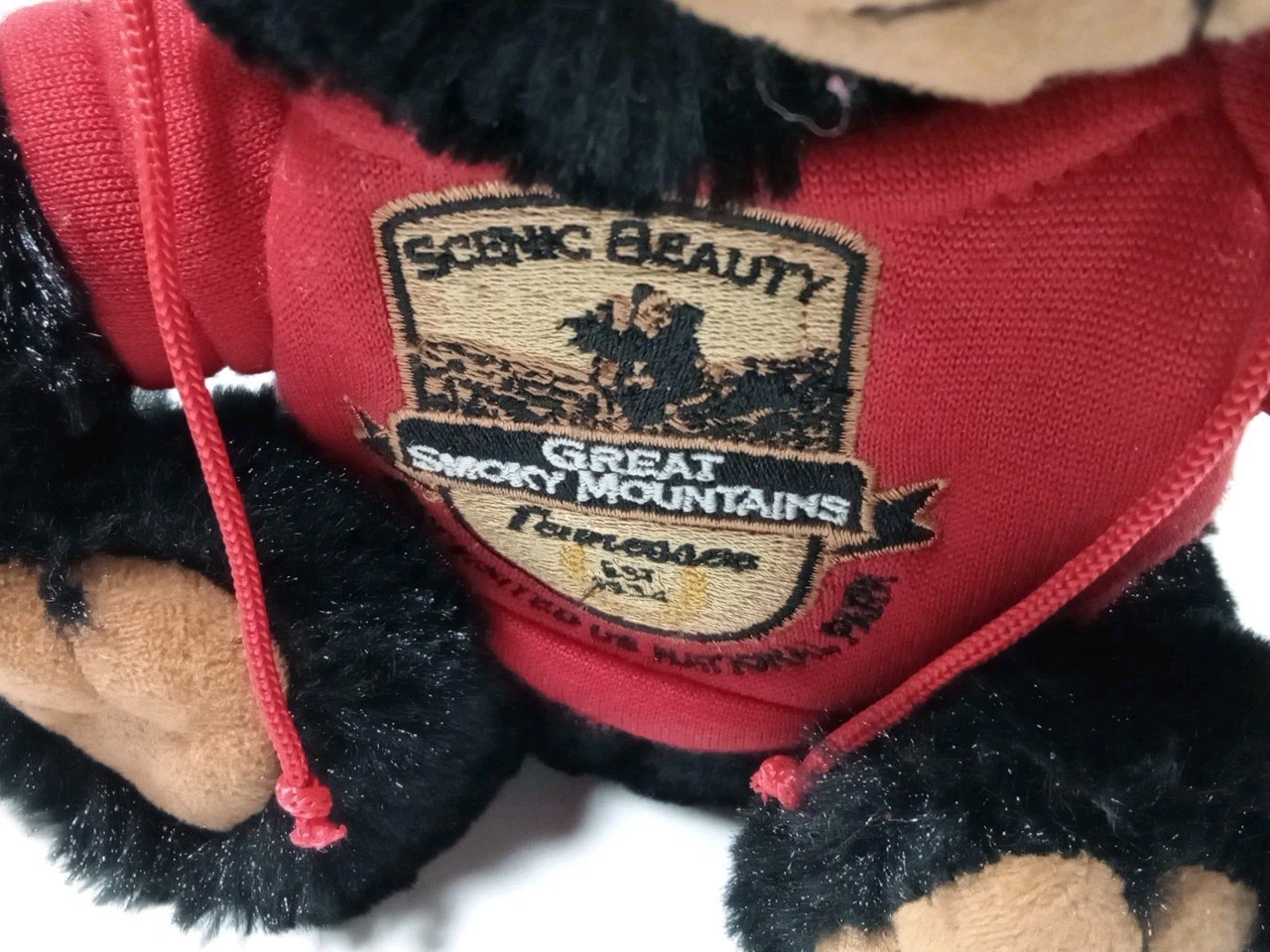 Great Smoky Mountains National Park TN Plush Teddy Bear Red Hoodie Wild Republic