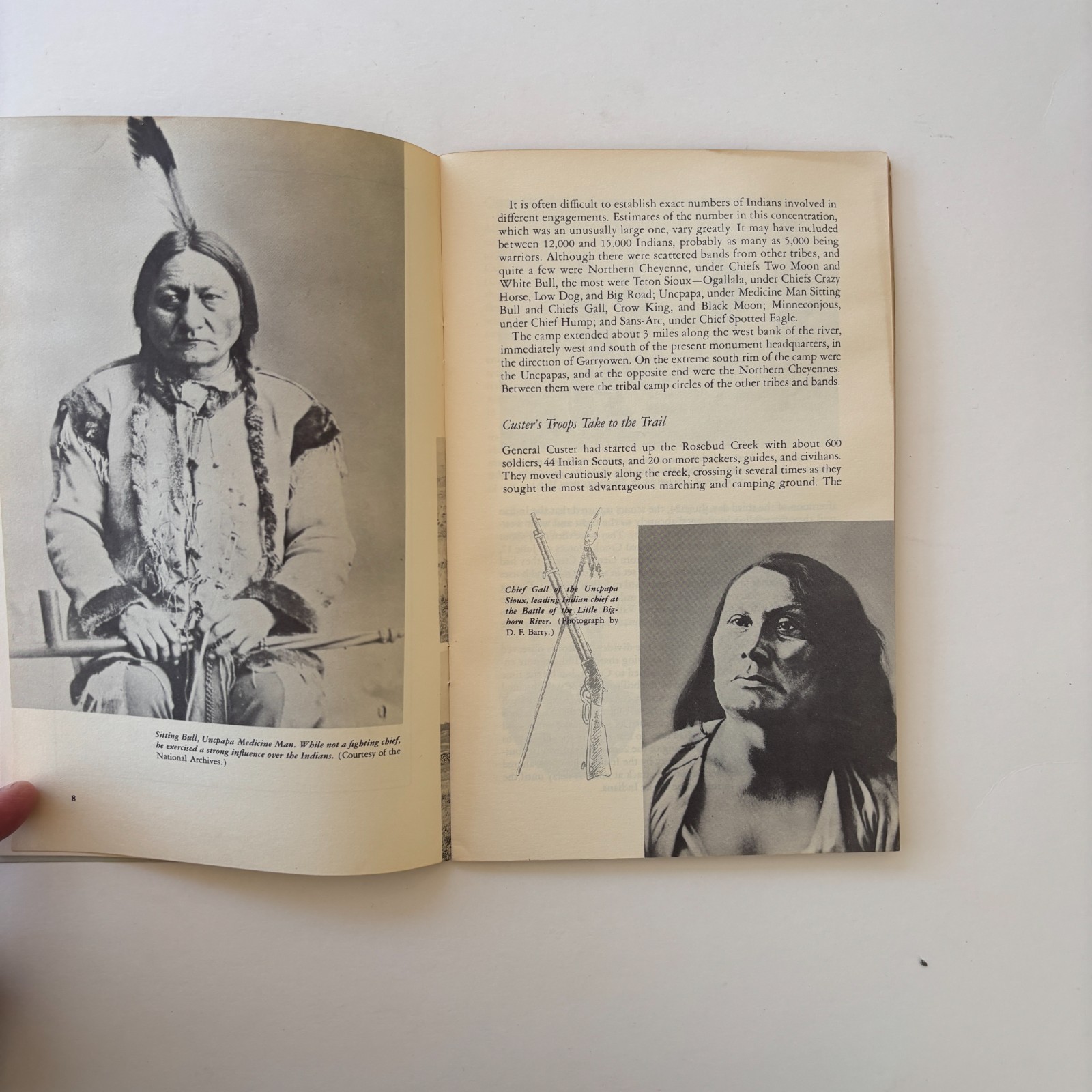 Custer Battlefield National Park Montana Vintage Travel Booklet 1961