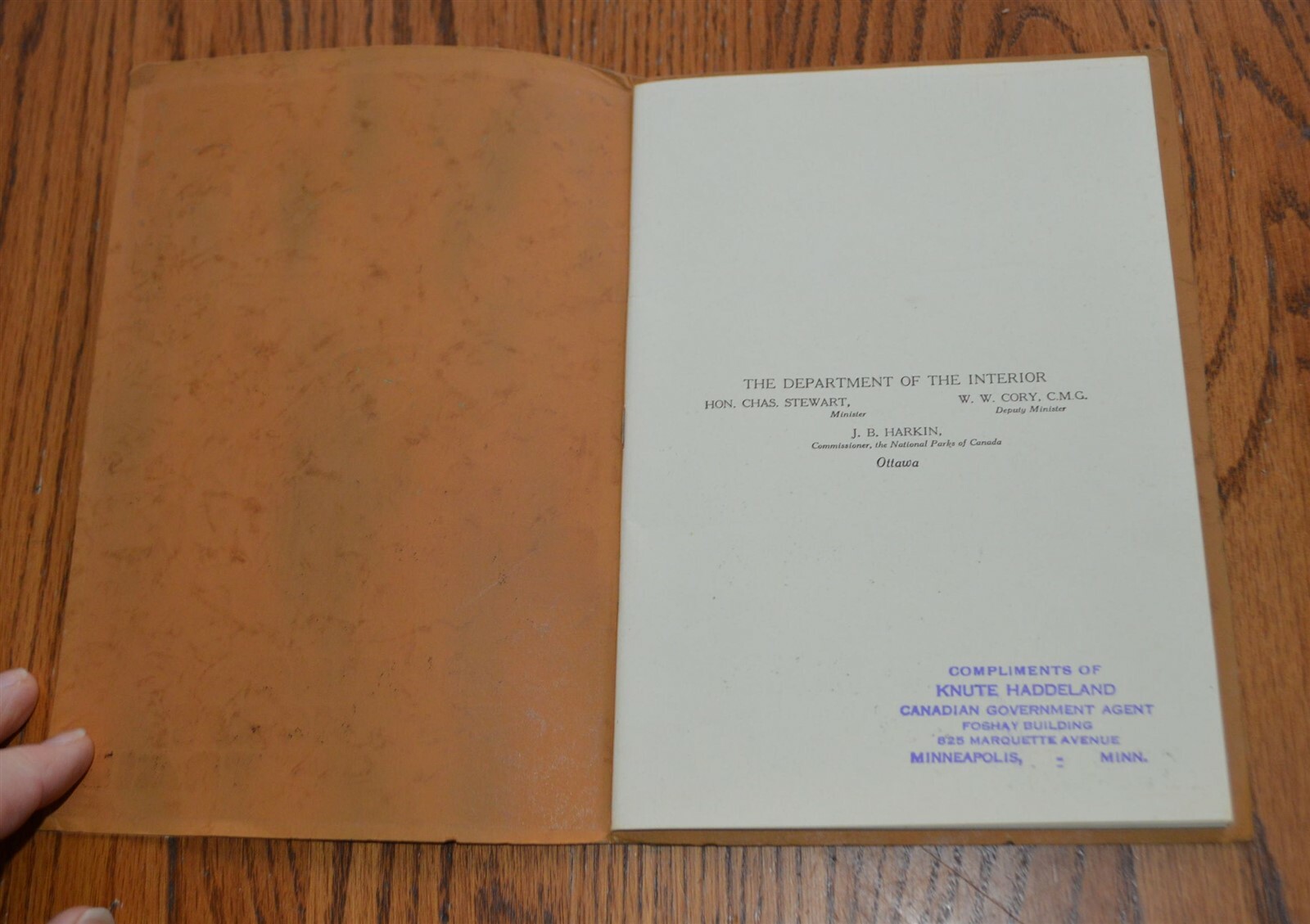 1928 Kicking Horse Trail Lake Louise to Golden BC Illustrated w/ Map