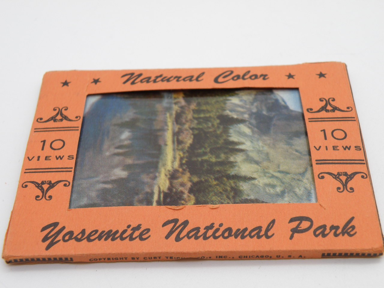 Vtg 1950s Yosemite National Park Curt Teich MINI Souvenir Picture Pack 10