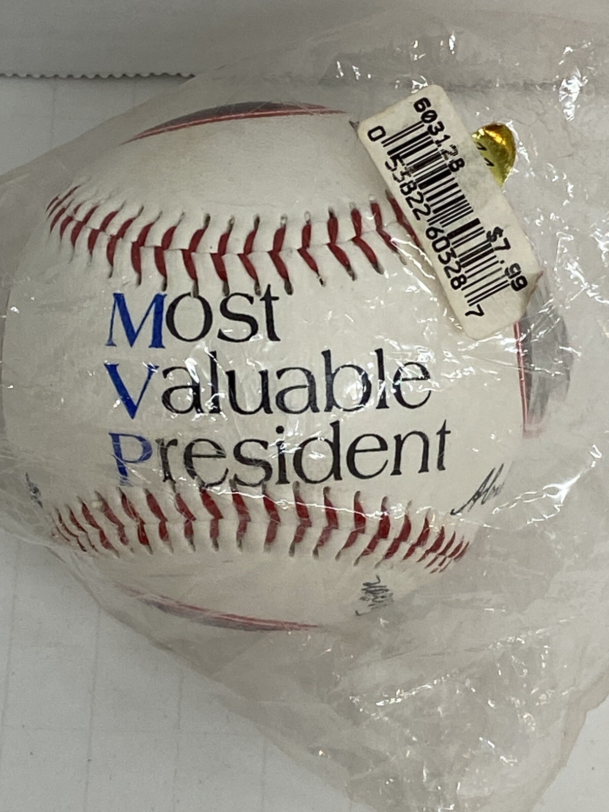Mount Rushmore MVP Most Valuable President Souvenir Baseball From RPG, Inc.