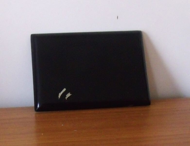 Vintage Yellowstone National Park Plastic Tray in Black