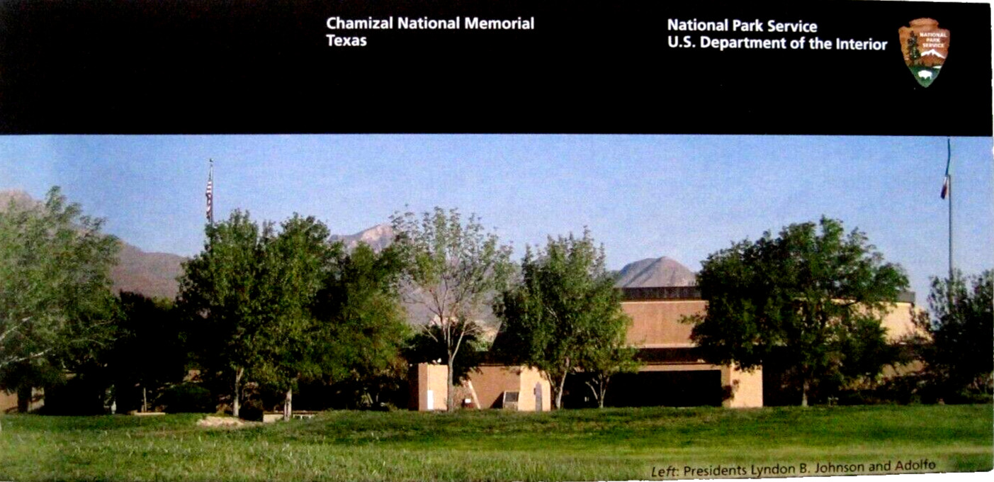 Chamizal National Memorial National Park Service Unigrid Brochure Map