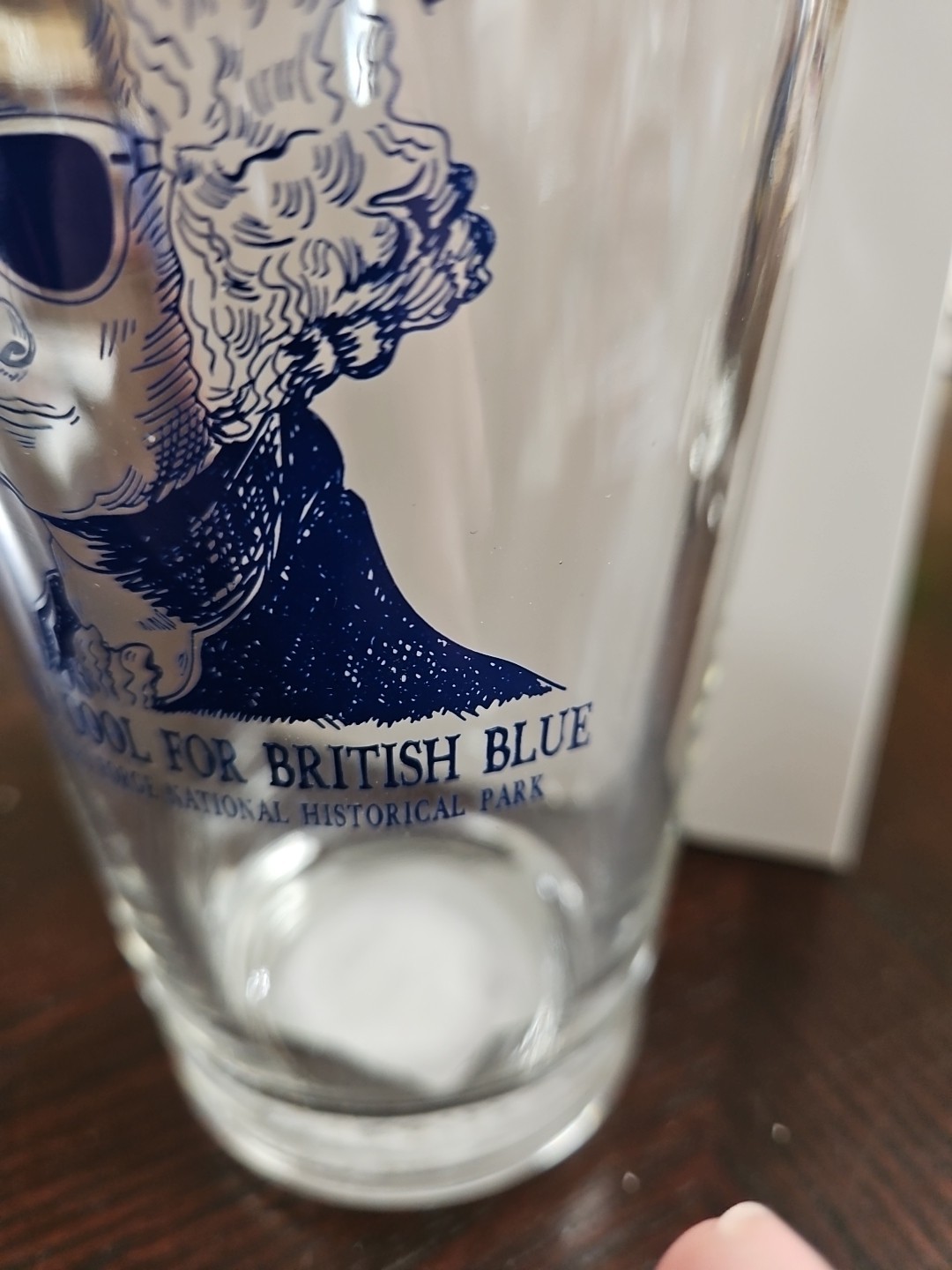 Valley Forge National Park 250 Years of Freedom Glass Too Cool for British Blue