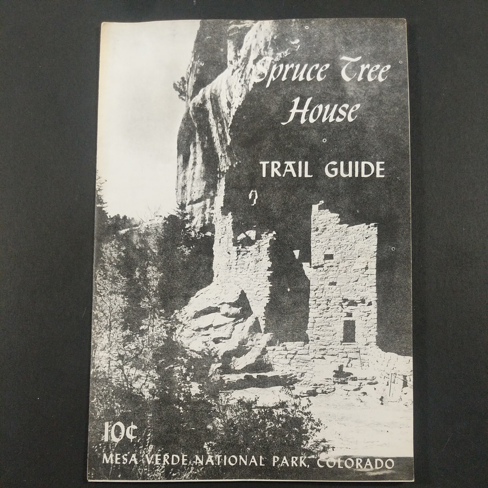 Vtg 1950’s Spruce Tree House Mesa Verde National Park Pamphlet Map Info booklet