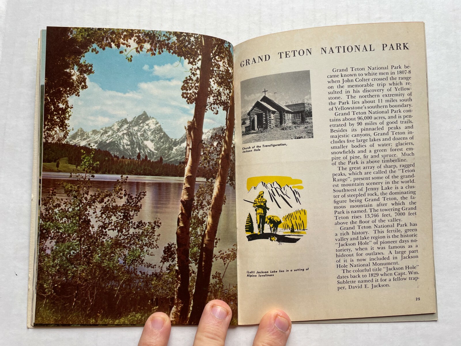 1953 Yellowstone National Park Guide by Union Pacific Railroad