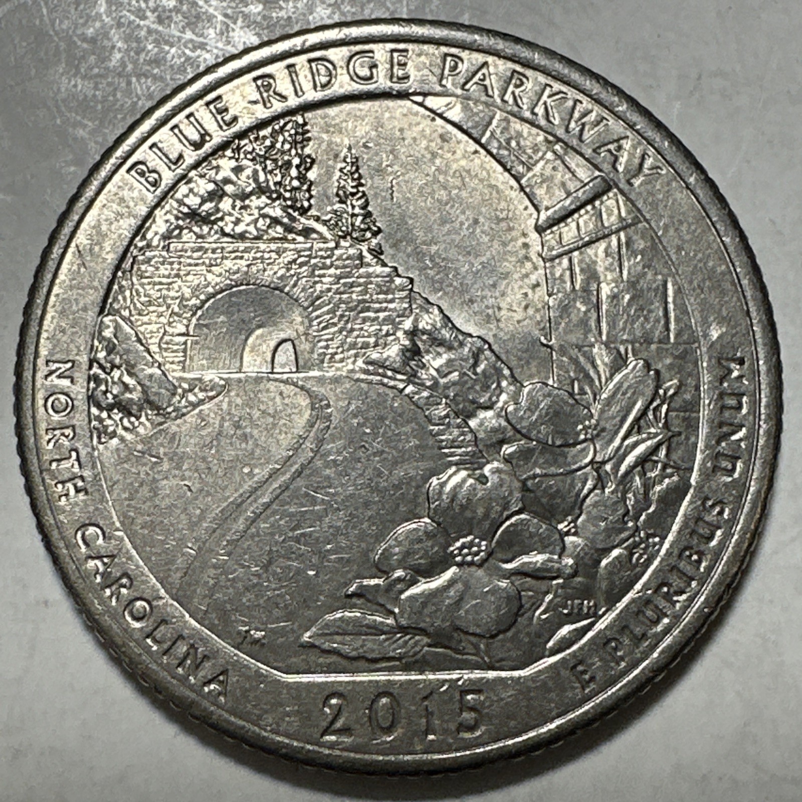2015 D Blue Ridge Parkway National Park 25c Circulated Coins 💎