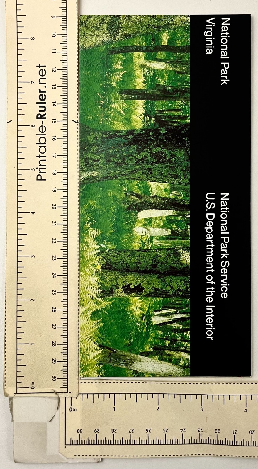 1993 Shenandoah VA Official National Park Service Guide Vintage Travel Brochure