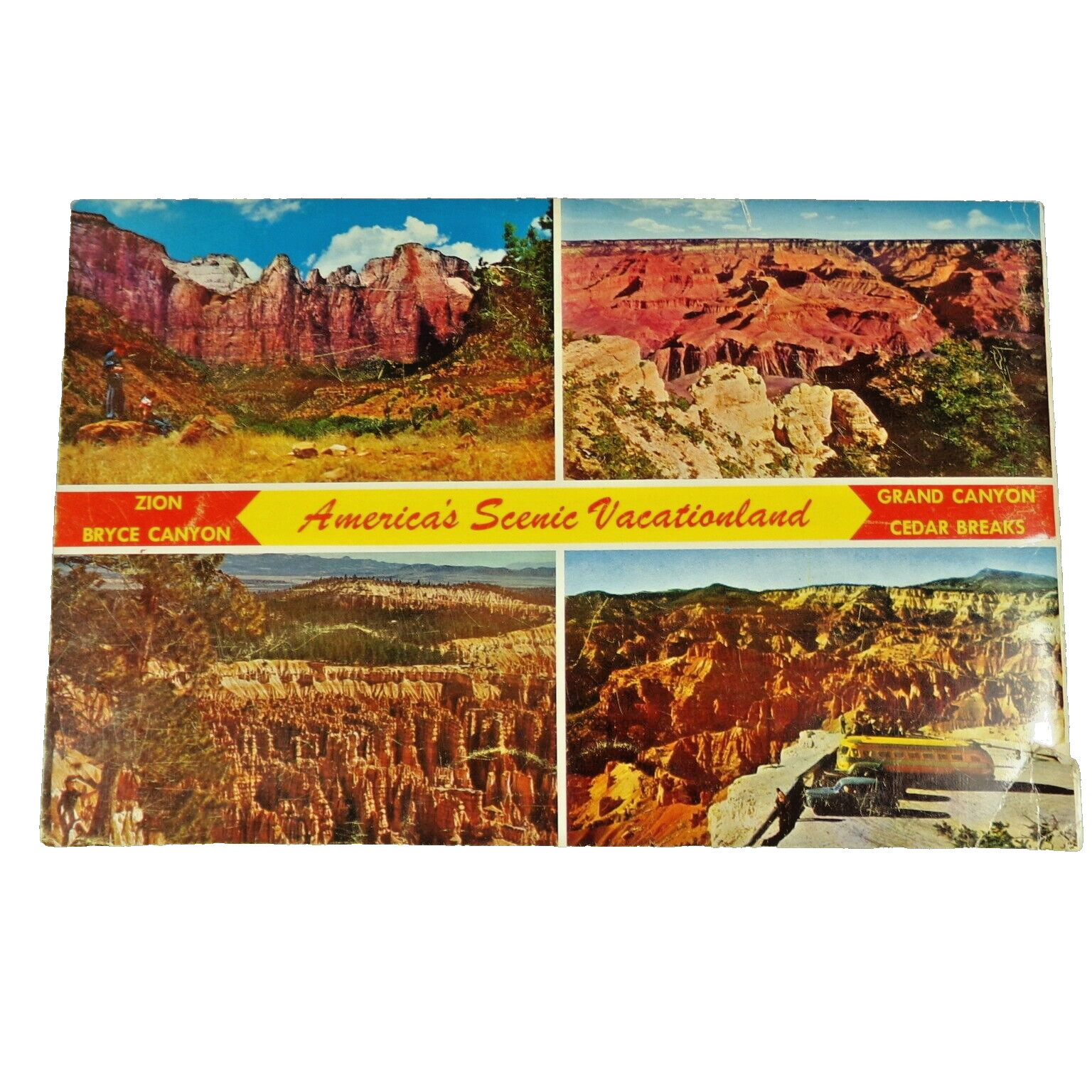 Vtg Bryce Canyon Zion Grand Canyon Souvenir Booklet with Colorado River Country
