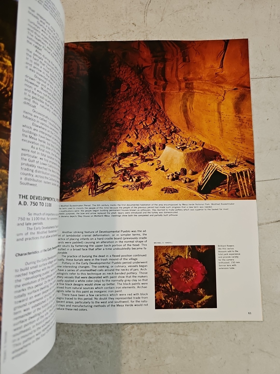 Vintage 1975 National Parkways Rocky Mountain & Mesa Verde National Parks Book
