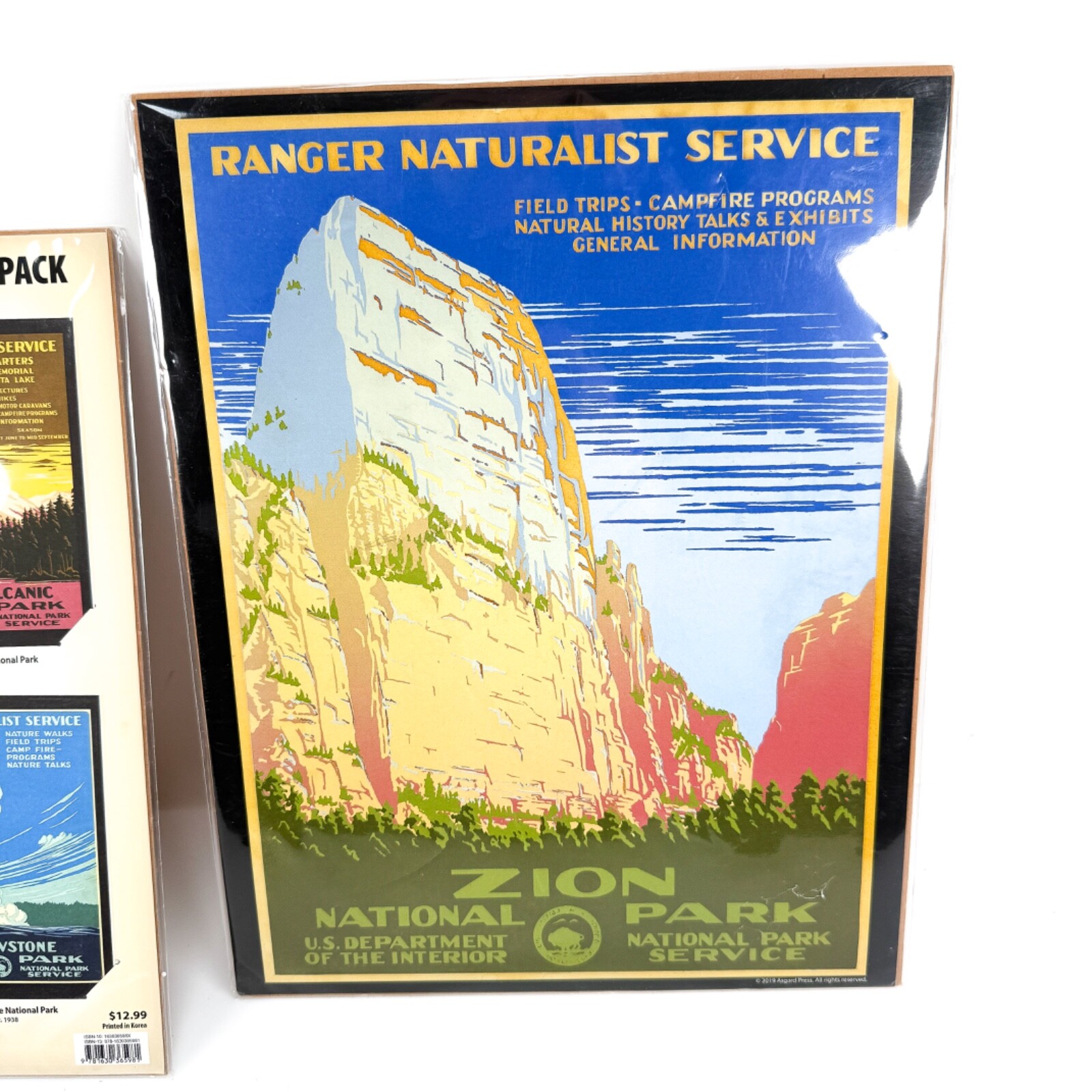 Vintage National Parks Notecards Zion Park Print Reprint Packs Asgard Press New