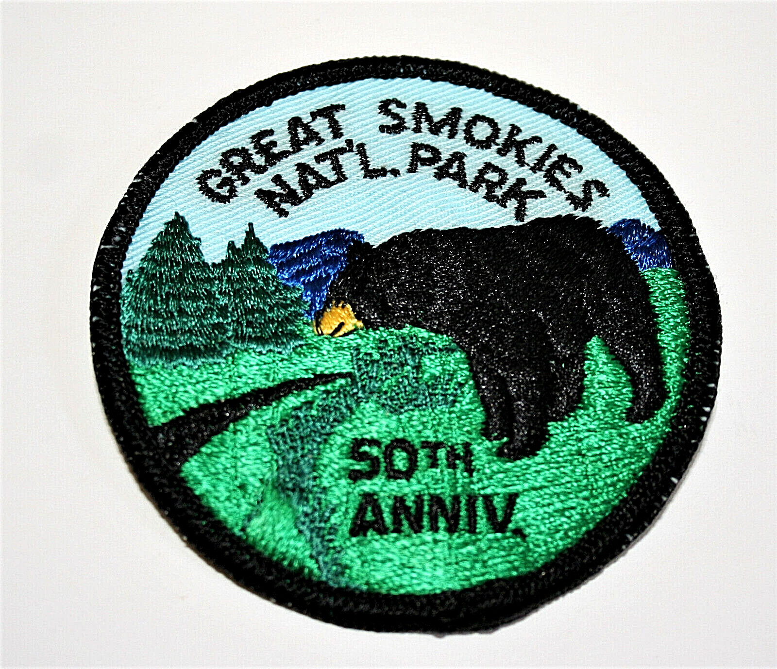 Vintage Great Smokies Smokey Mountains National Park 50th Ann Patch New NOS 1984