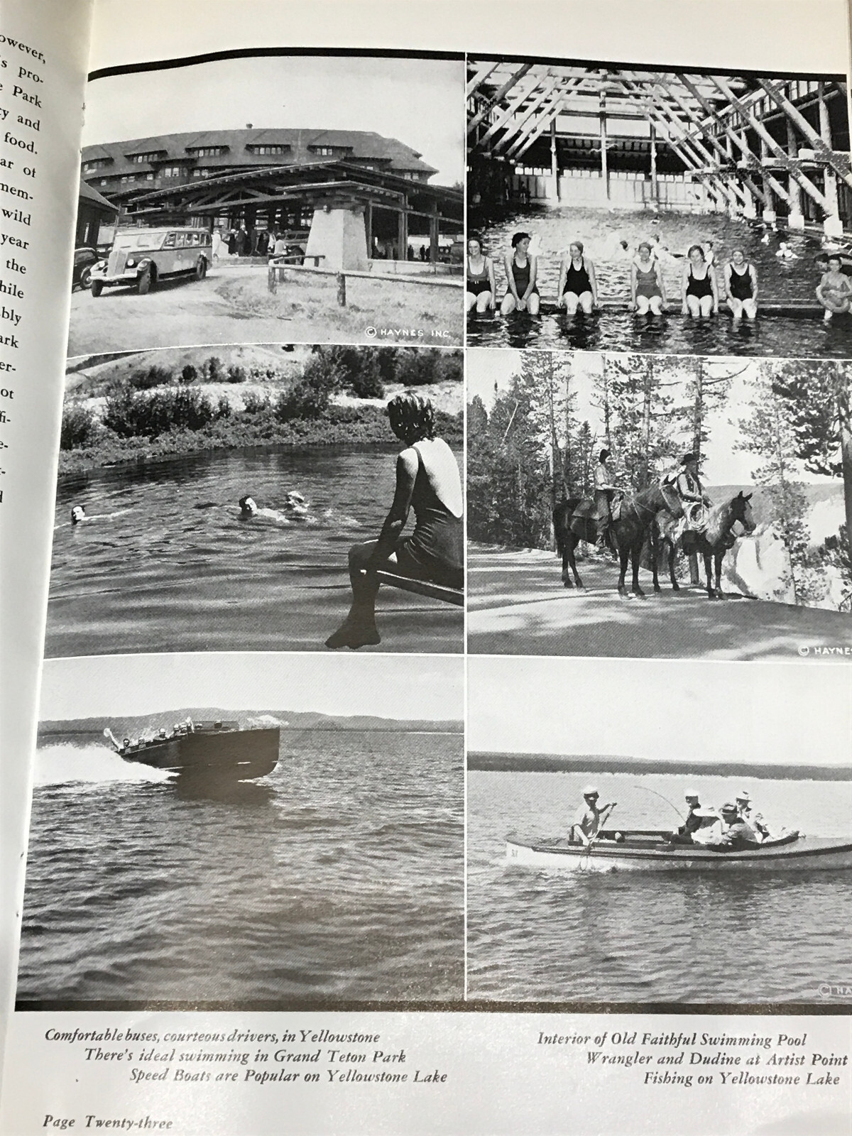 Yellowstone & Grand Teton National Parks Union Pacific RR Overland Route 1941