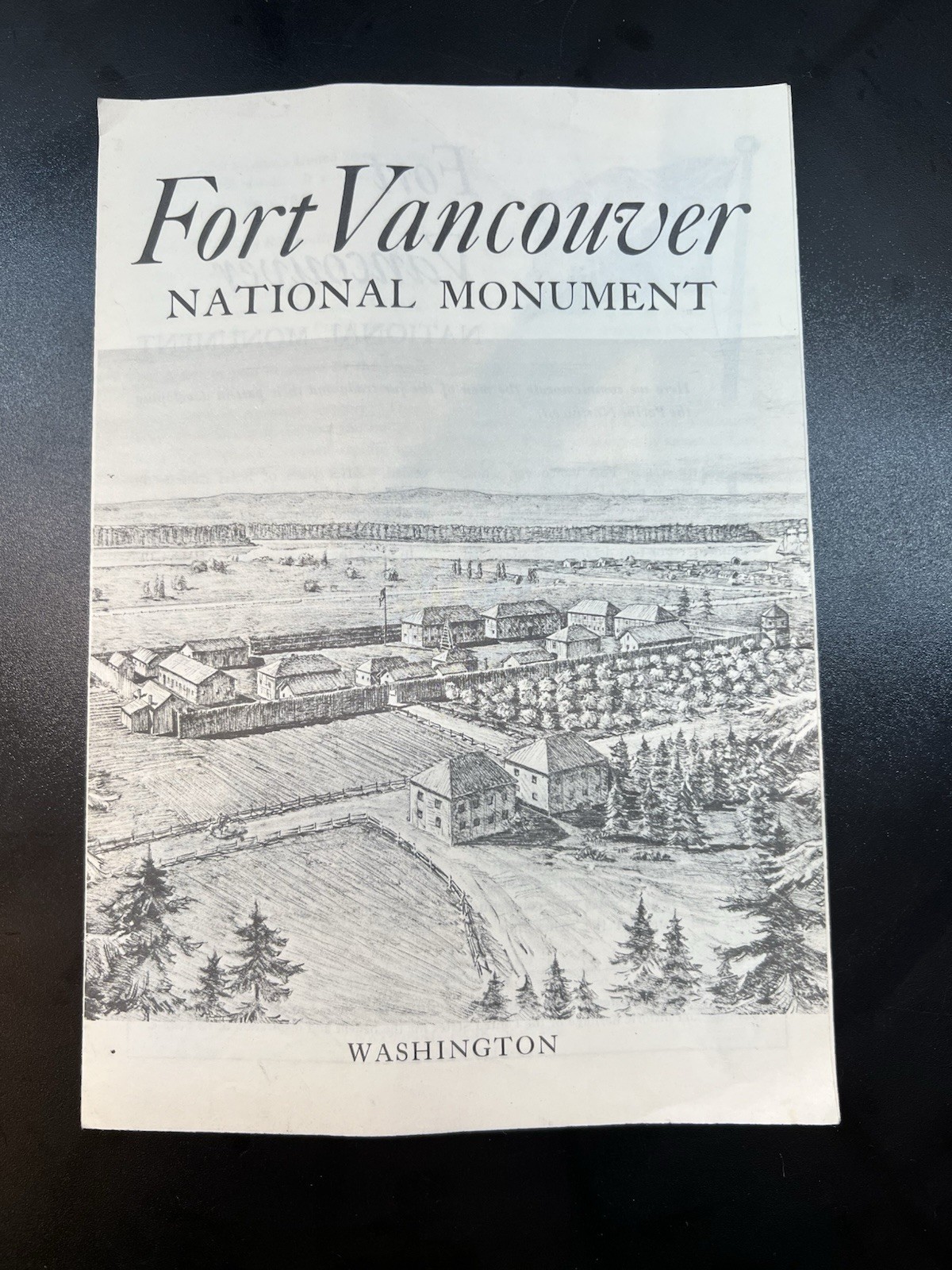 Fort Vancouver National Monument – Historical Brochure (Washington)