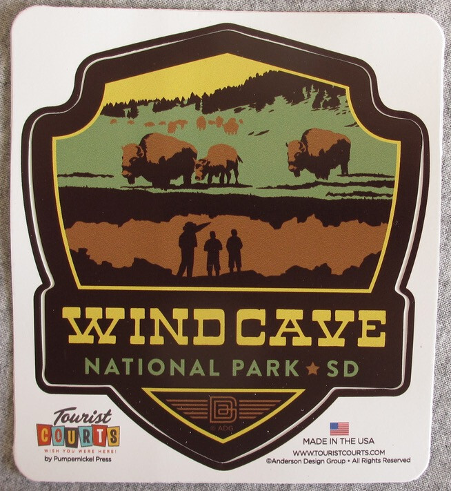 Wind Cave National Park Vinyl Sticker New