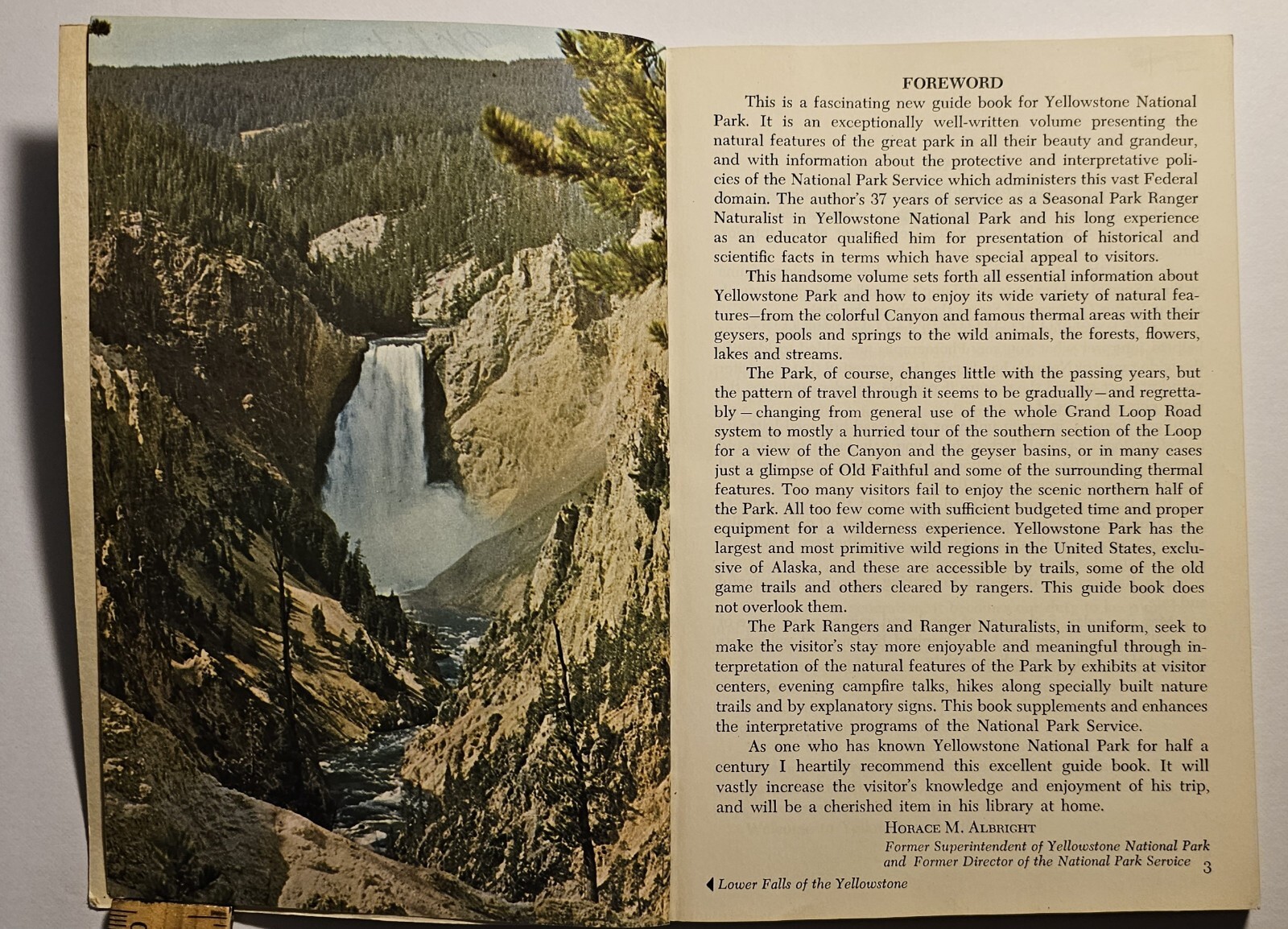 1974 Yellowstone National Park Hamilton’s Guide