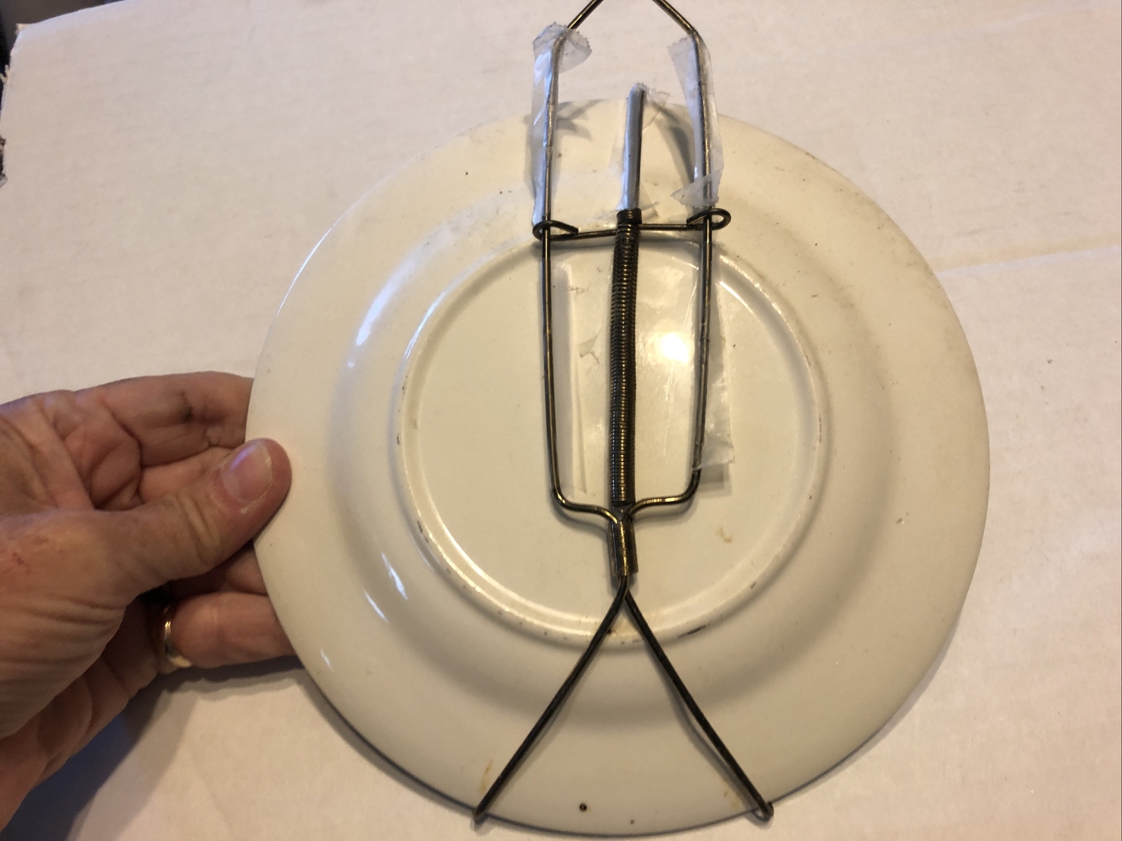 Vintage Great Smokey Mountain National Souvenir Plate Black Bears Indians 7.5”