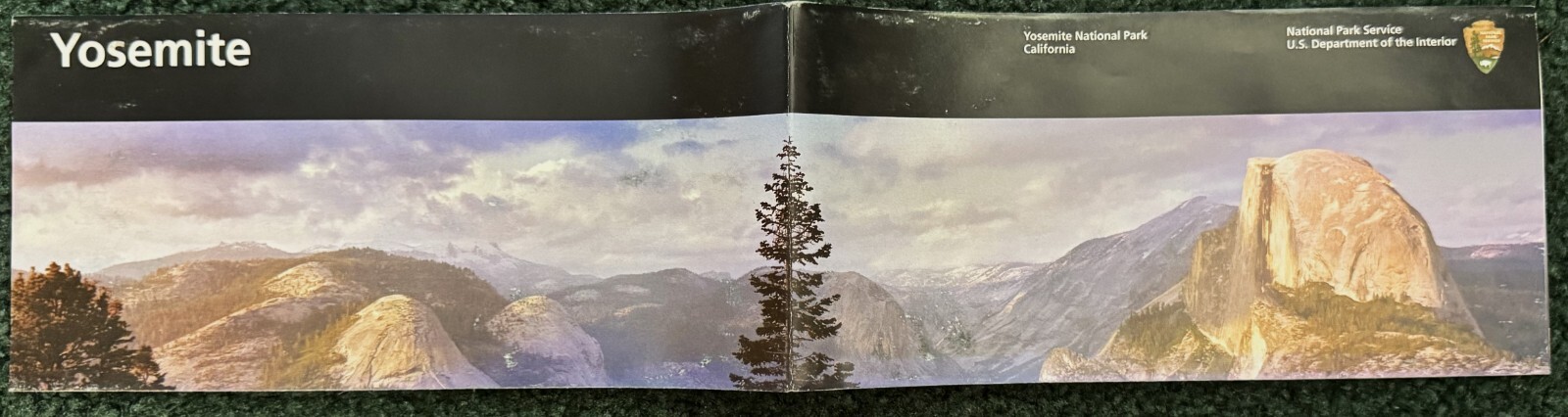 Vintage 2011 Yosemite National Park California Official Map and Guide