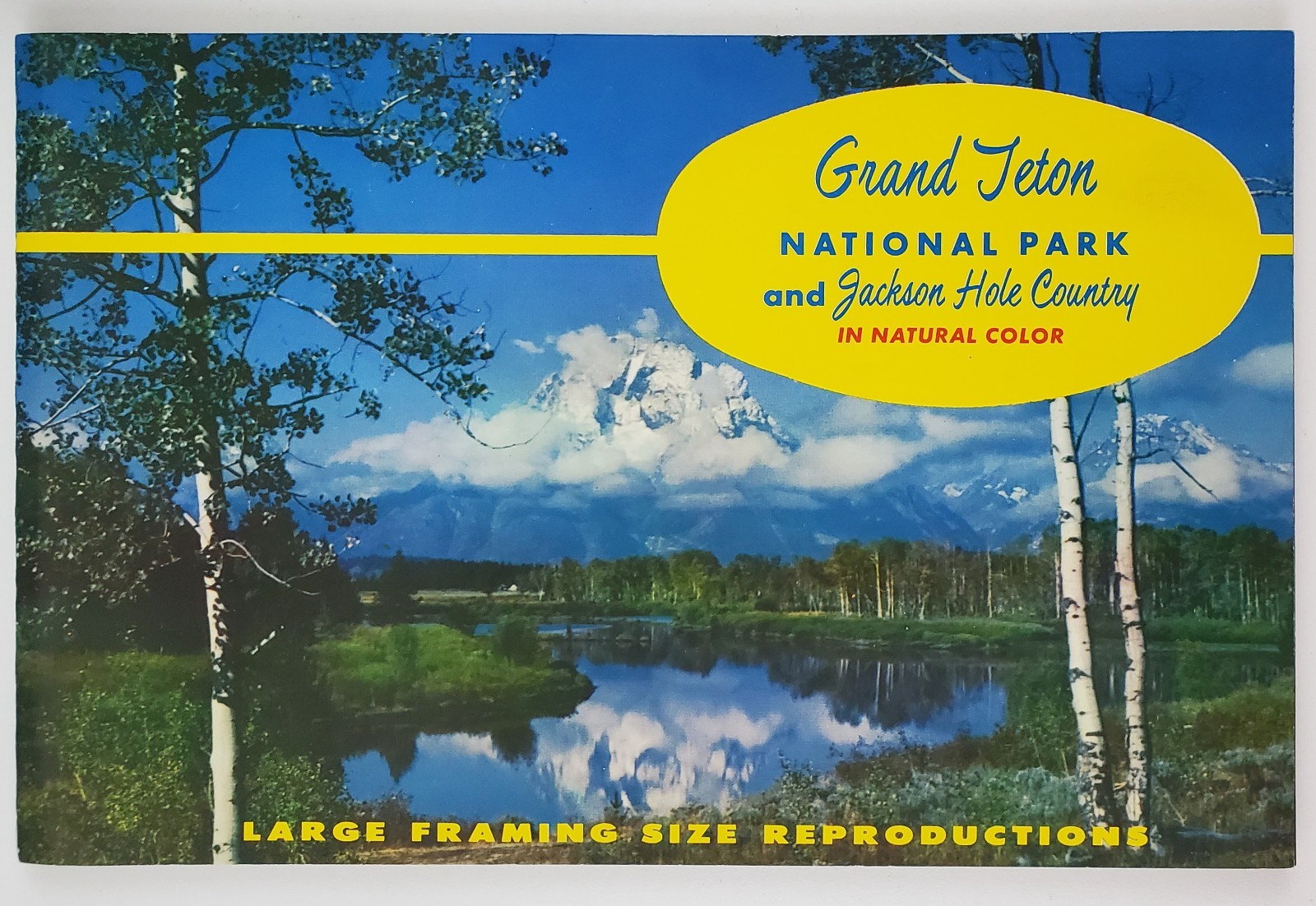 1960s Jackson Hole Wyoming WY Grand Teton National Park Vtg Photo Travel Booklet