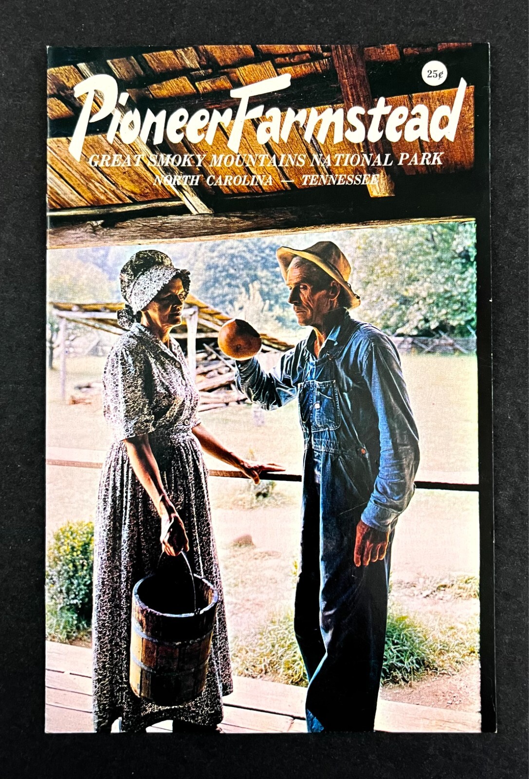 1976 Smoky Mountains Natl Park TN NC Pioneer Farmstead Vintage Travel Booklet