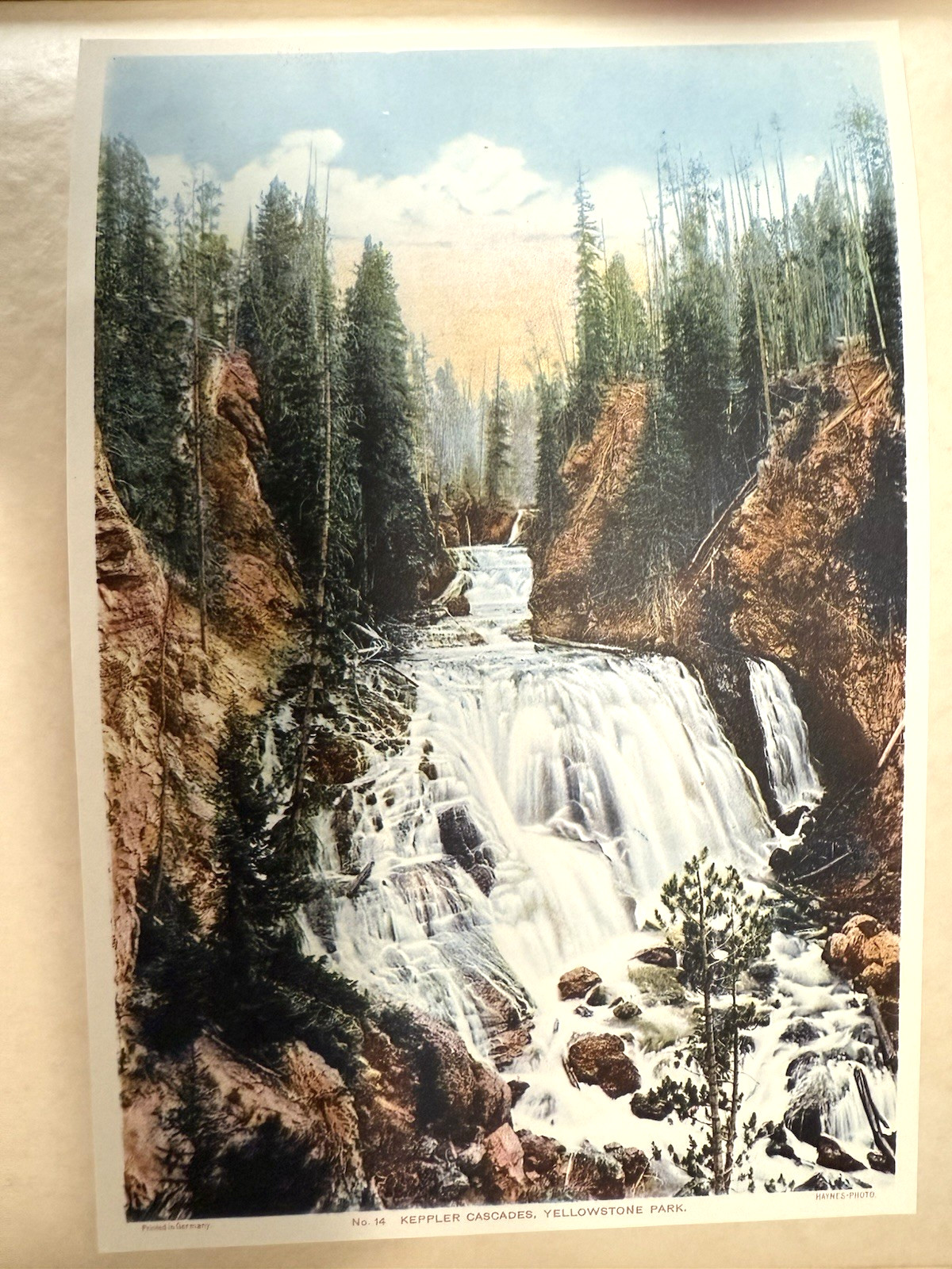 F. Jay Haynes Yellowstone Park 20 Color Photo-Gravure Prints Album 1900’s READ