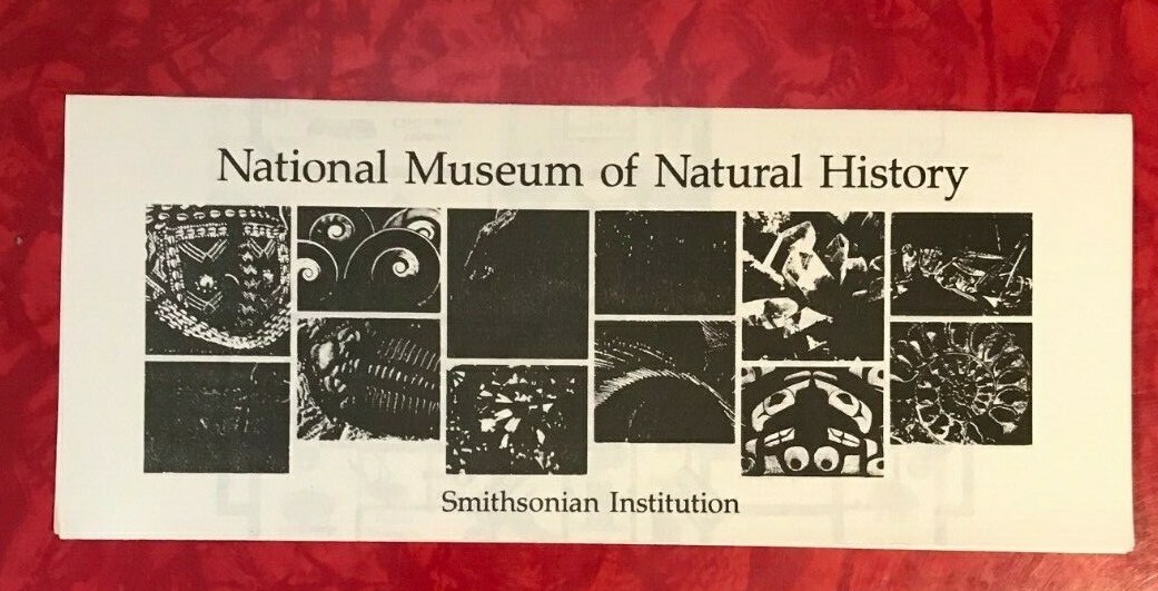 NATIONAL MUSEUM OF NATURAL HISTORY – SMITHSONIAN INSTITUTION 8-PAGE GUIDE 1986