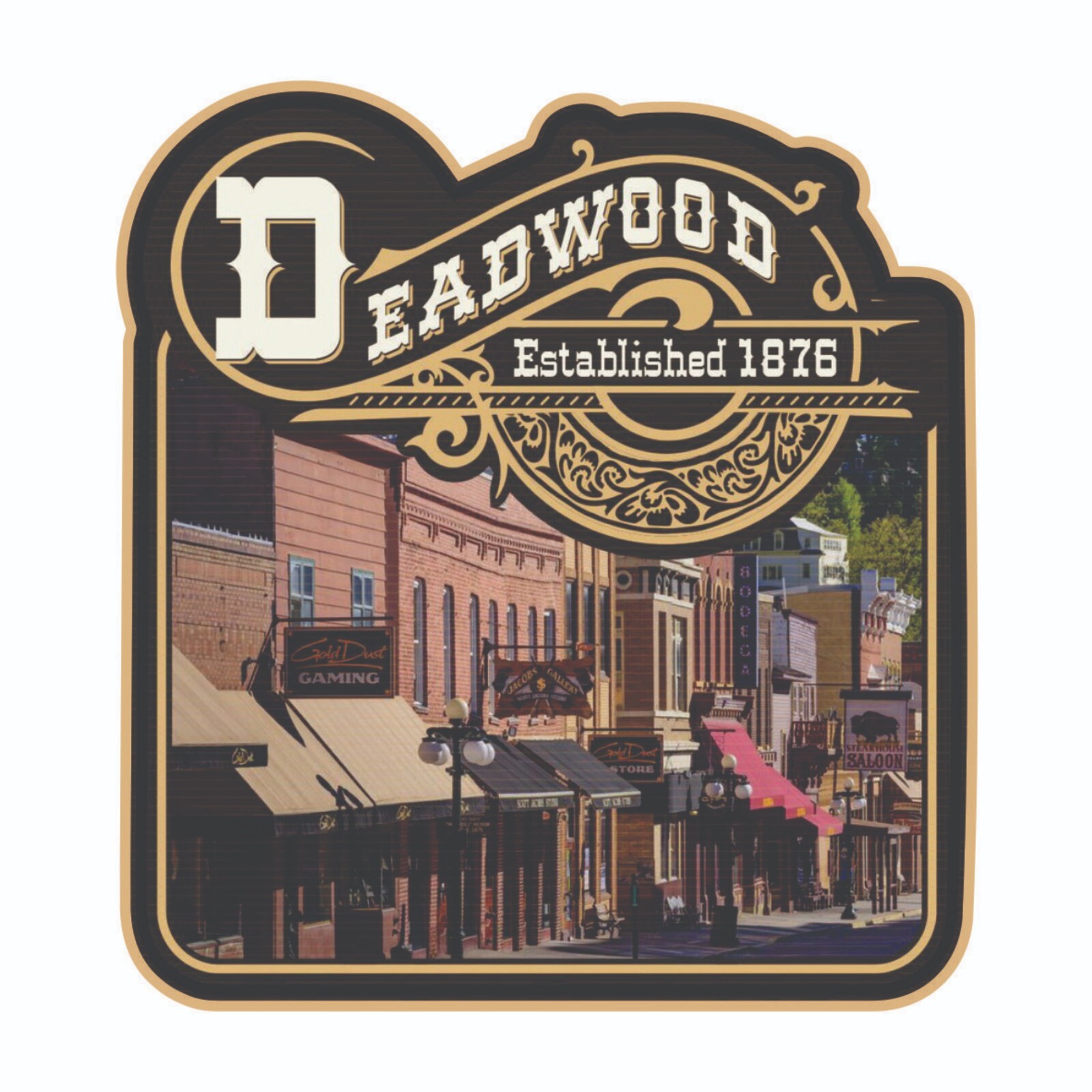 Deadwood South Dakota Sticker Decal Bumper Sticker
