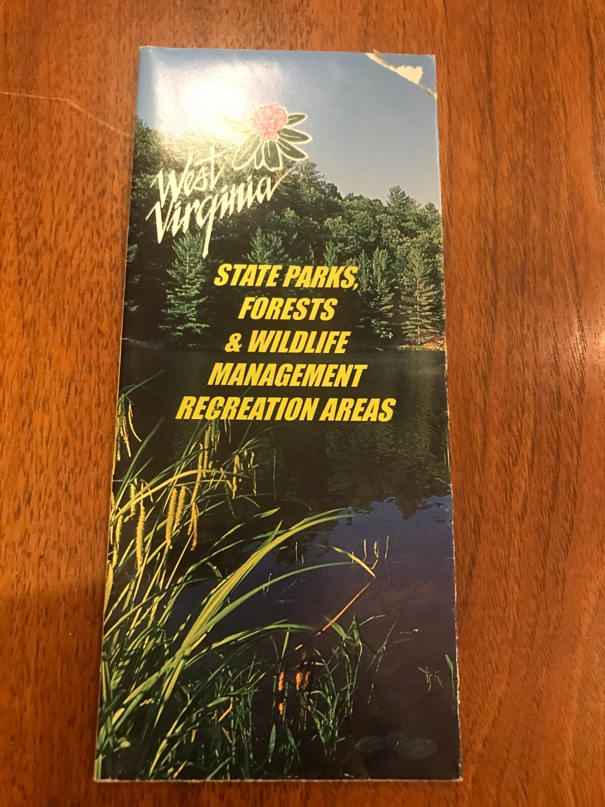 1996 West Virginia State Parks Forests & Wildlife Management Recreation brochure