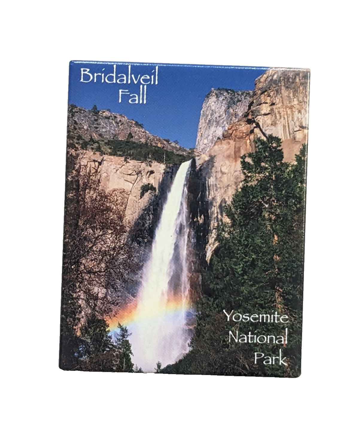 Bridalveil Fall Yosemite National Park California Rainbow Bob Clemenz Magnet