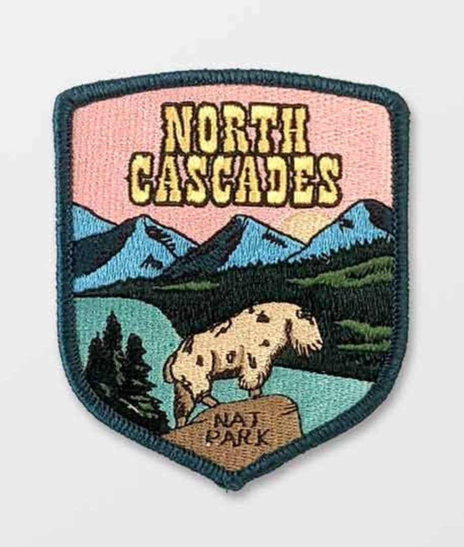 North Cascades National Park Patch Iron-On Applique Souvenir Gift