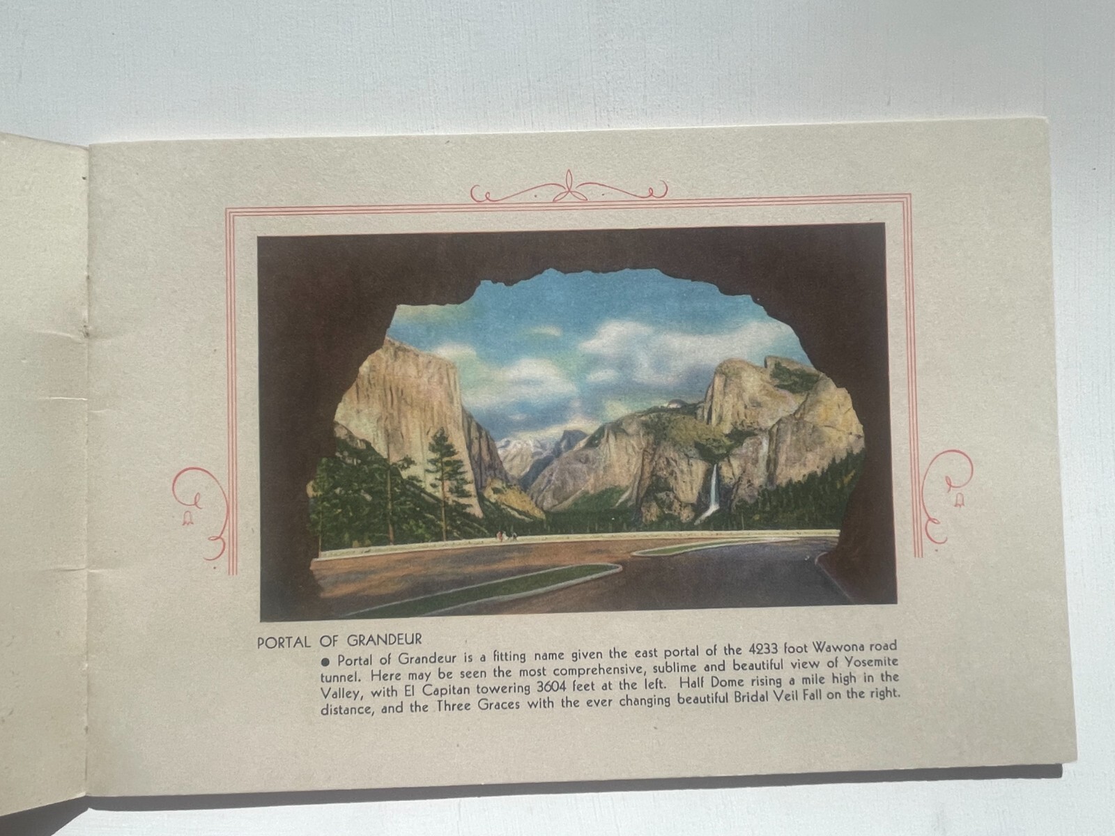 1930-40’s Yosemite National Park Picture Book w/ 32 Pictures *