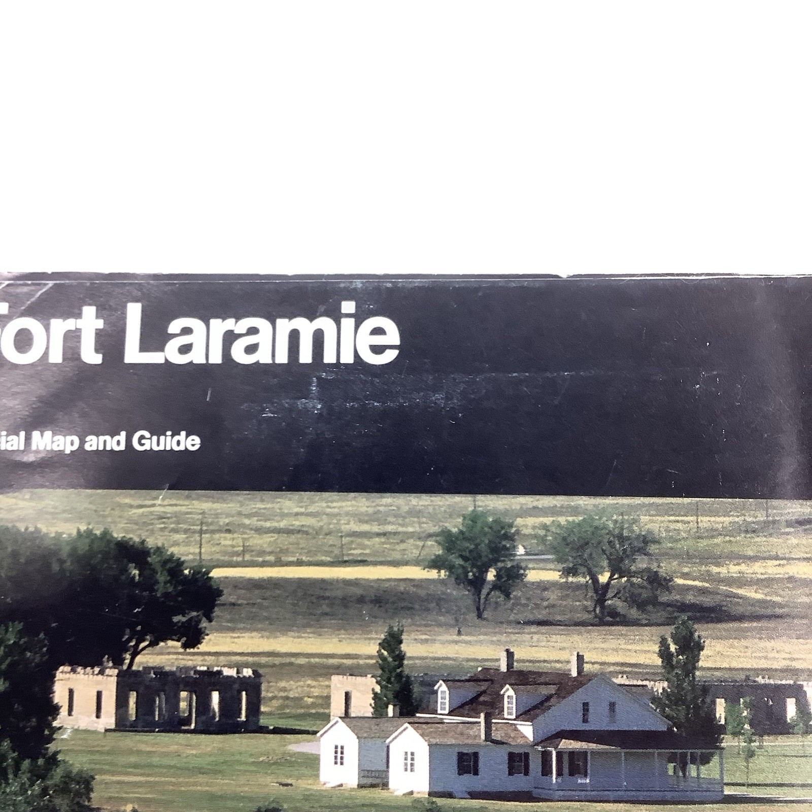 Fort Laramie National Historic Site Map & Tourist Guide 1993 Wyoming US Military