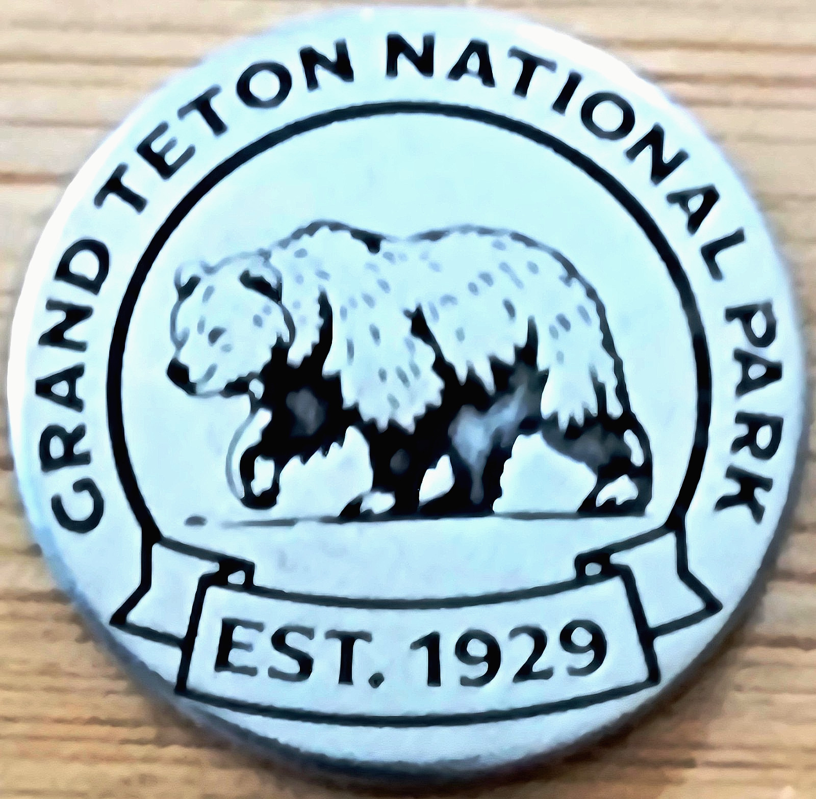 NEW RELEASE – GRAND TETON NATIONAL PARK – BEAR TOKEN – WYOMING