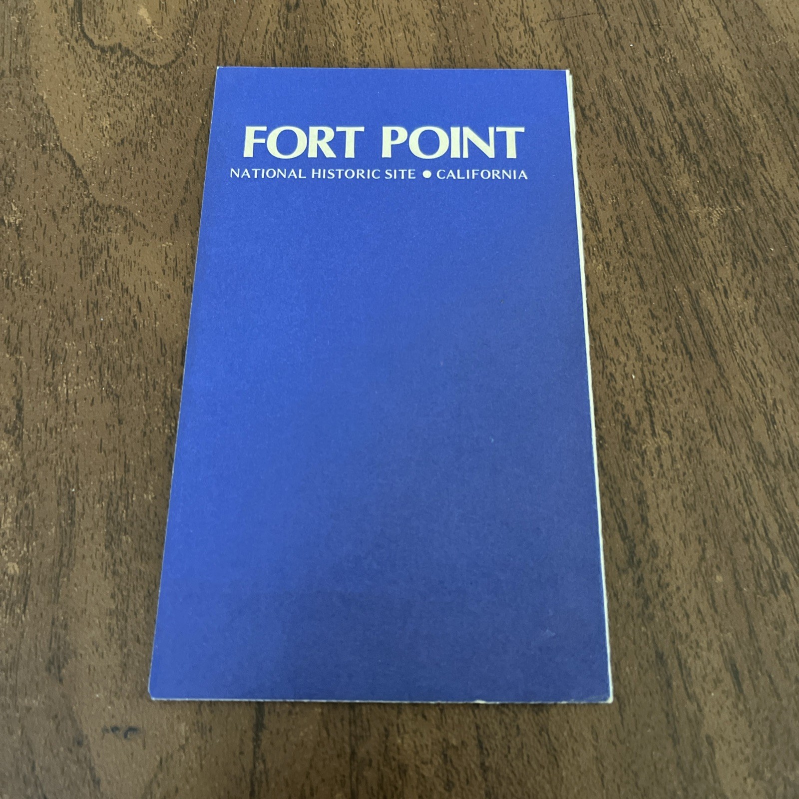 1970s Fort Point National Historic Site Golden Gate CA Vintage Travel Brochure