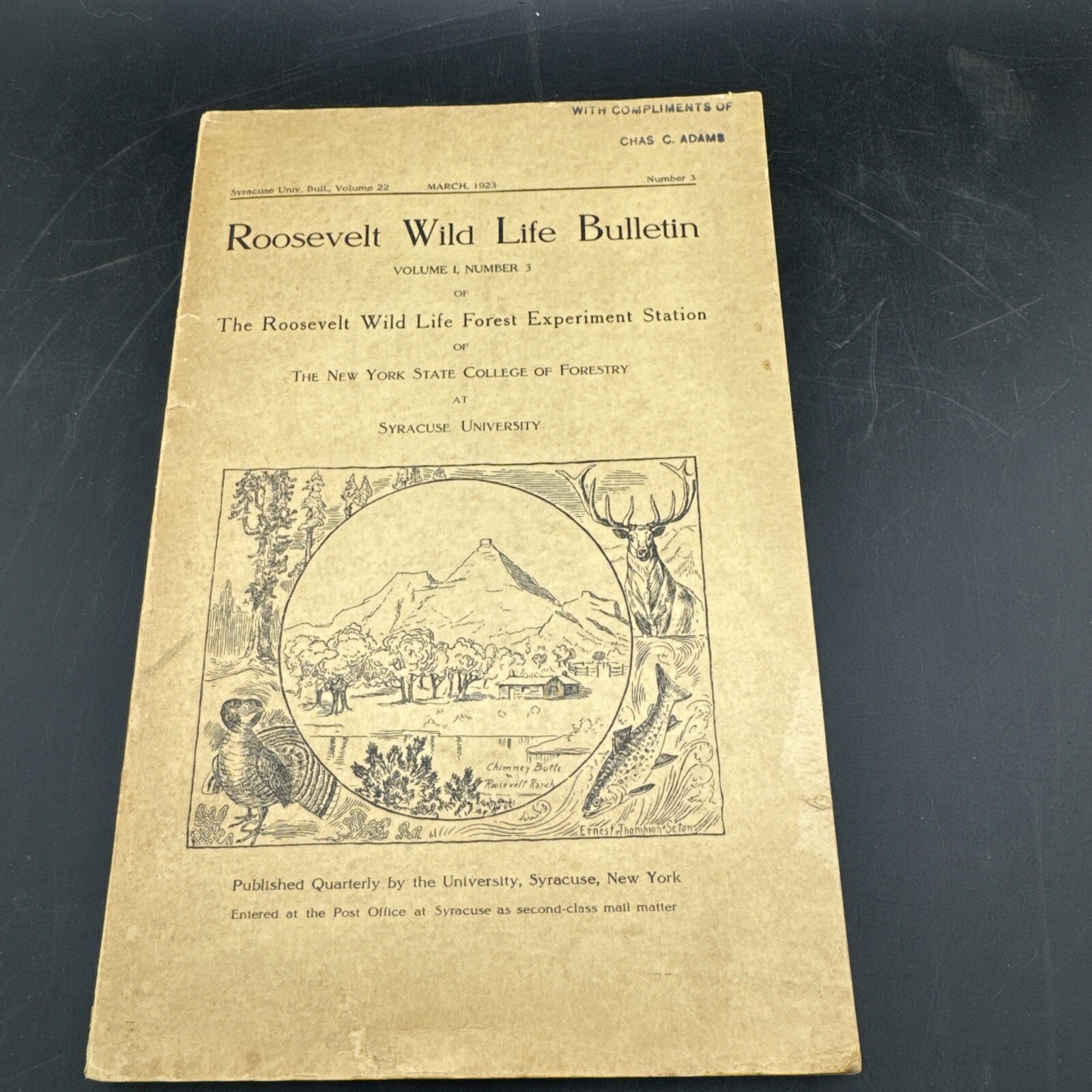 Roosevelt Wild Life Bulletin Birds💥March 1923 Vol 1,Number 3