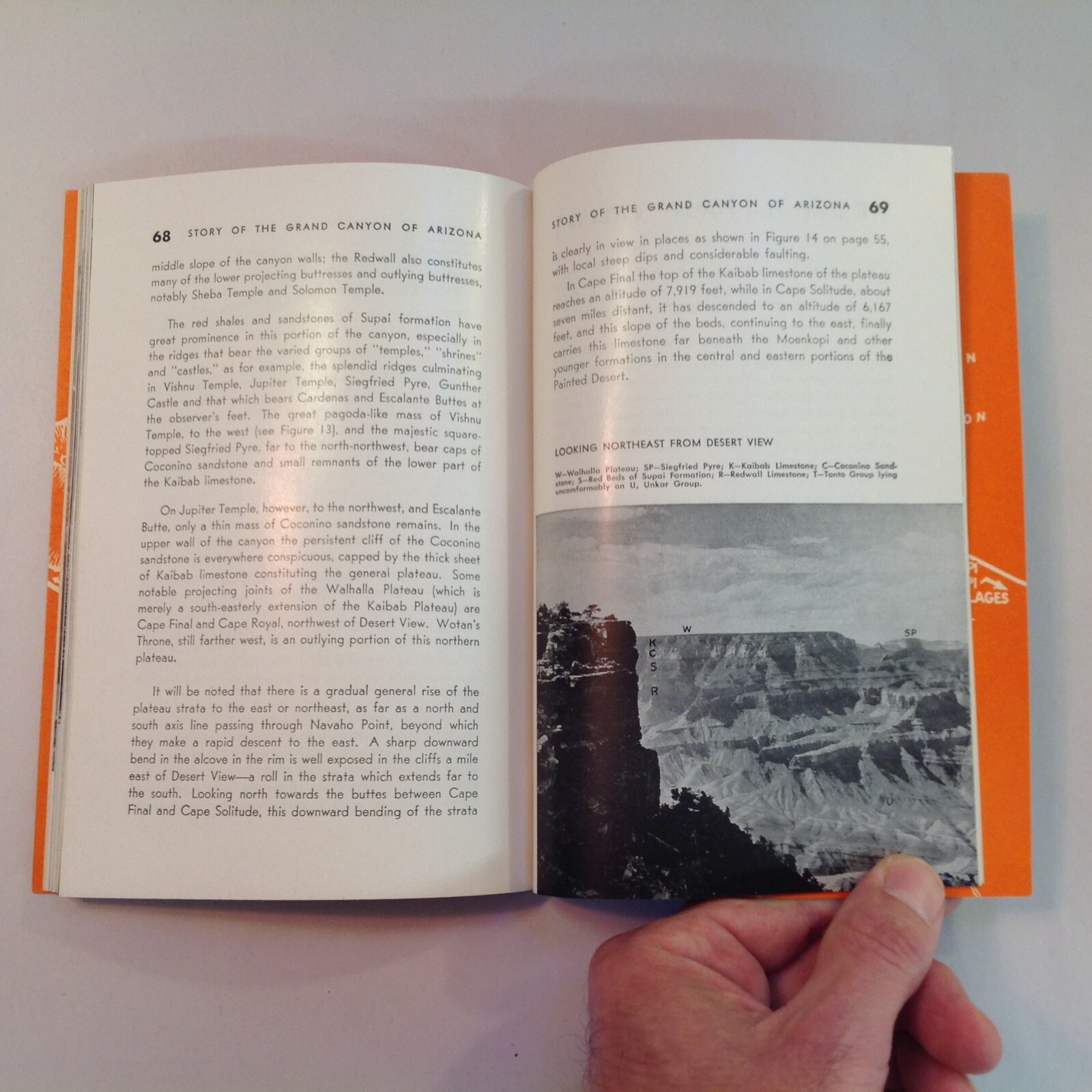 Vintage 1953 Booklet Story of the Grand Canyon How It Was Made Fred Harvey USGS