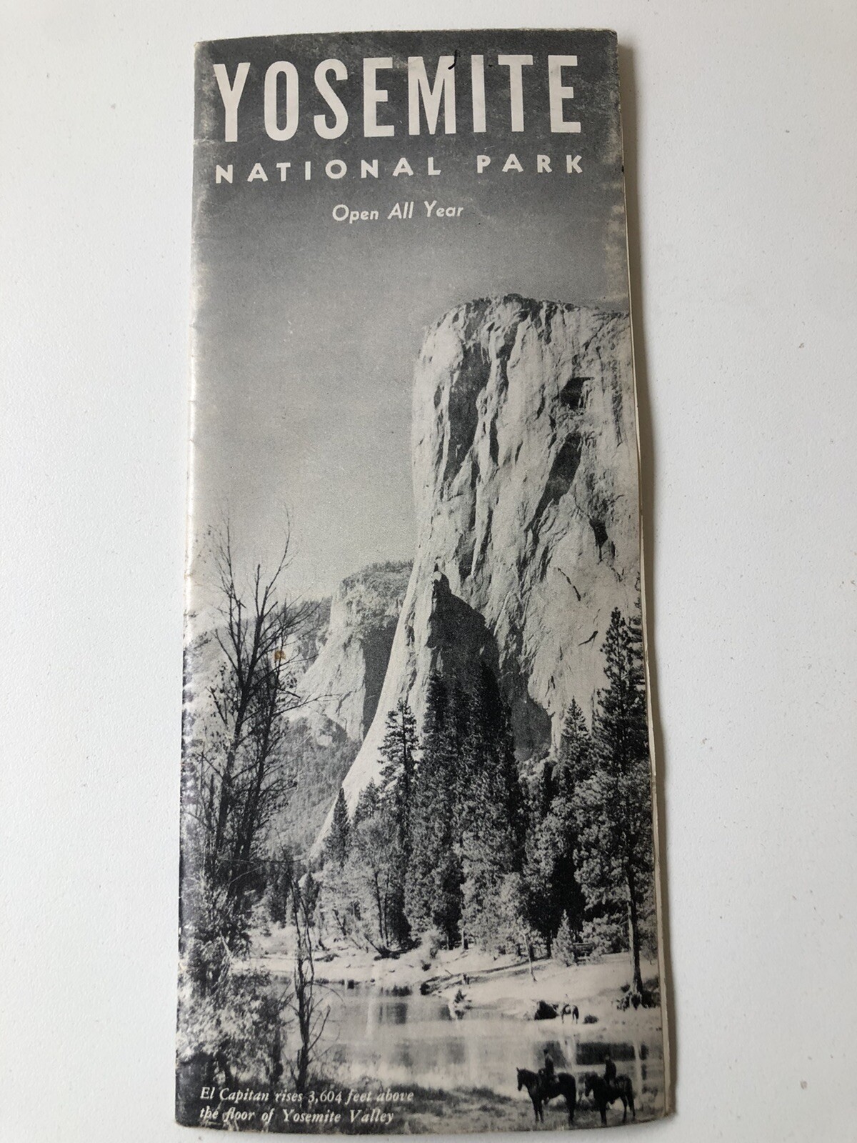 Yosemite National Park Map (1949) & Guide (1950) National Park Service